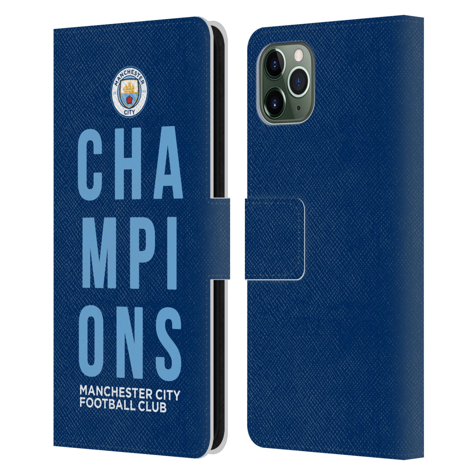 MANCHESTER CITY MAN CITY FC 2019 CHAMPIONS ÉTUI COQUE EN CUIR POUR APPLE iPHONE - Photo 7 sur 10