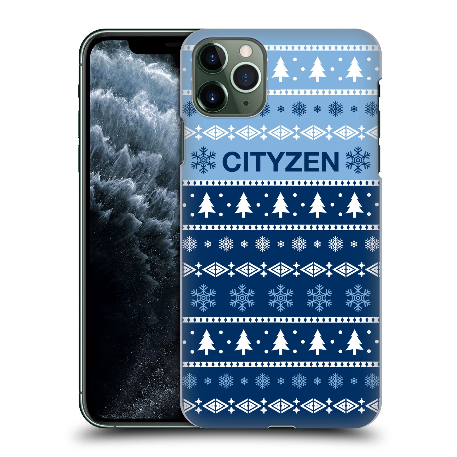 OFFICIAL MANCHESTER CITY MAN CITY FC CHRISTMAS HARD BACK CASE FOR GOOGLE PHONES - Picture 8 of 12