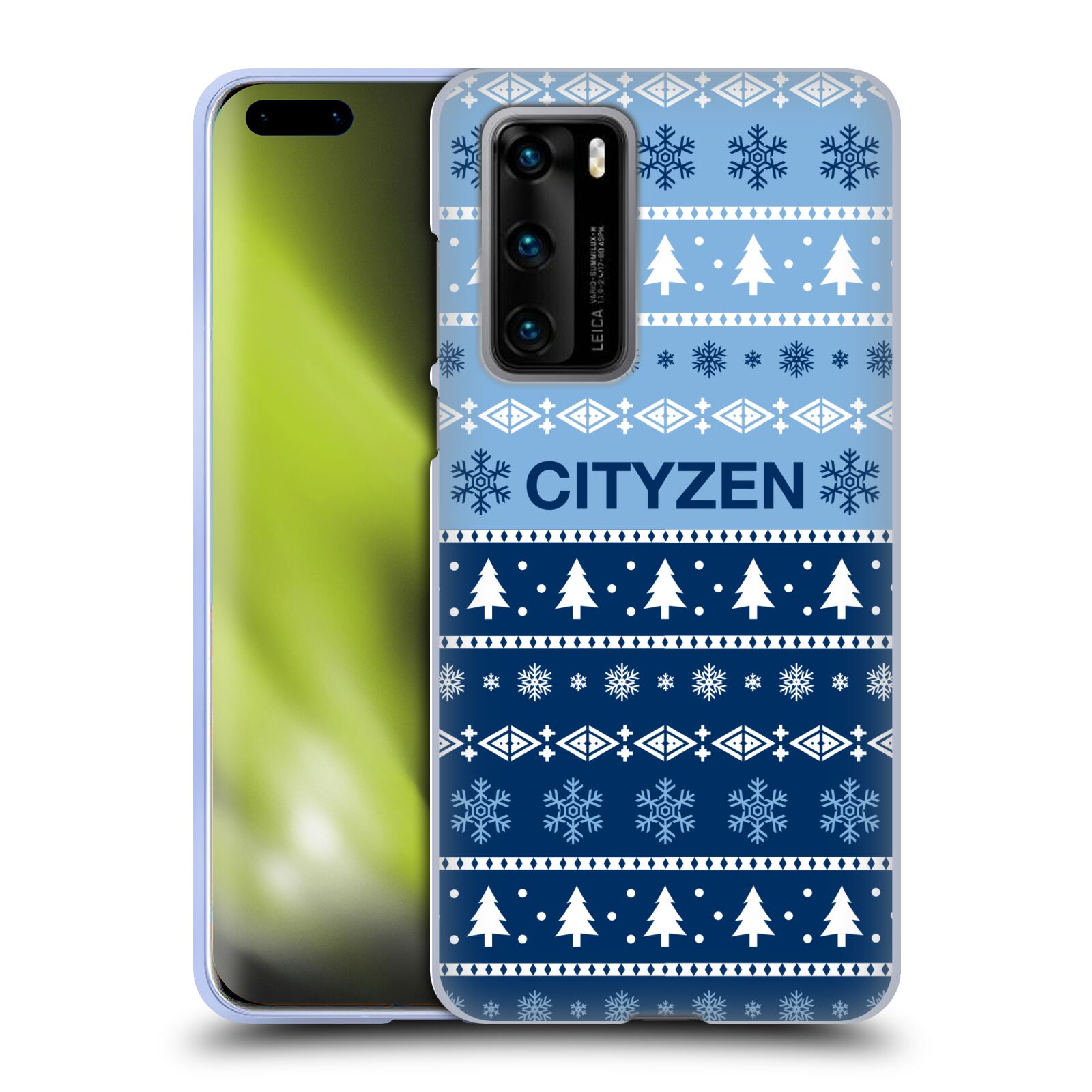 OFFICIAL MANCHESTER CITY MAN CITY FC CHRISTMAS SOFT GEL CASE FOR HUAWEI PHONES - Picture 8 of 12
