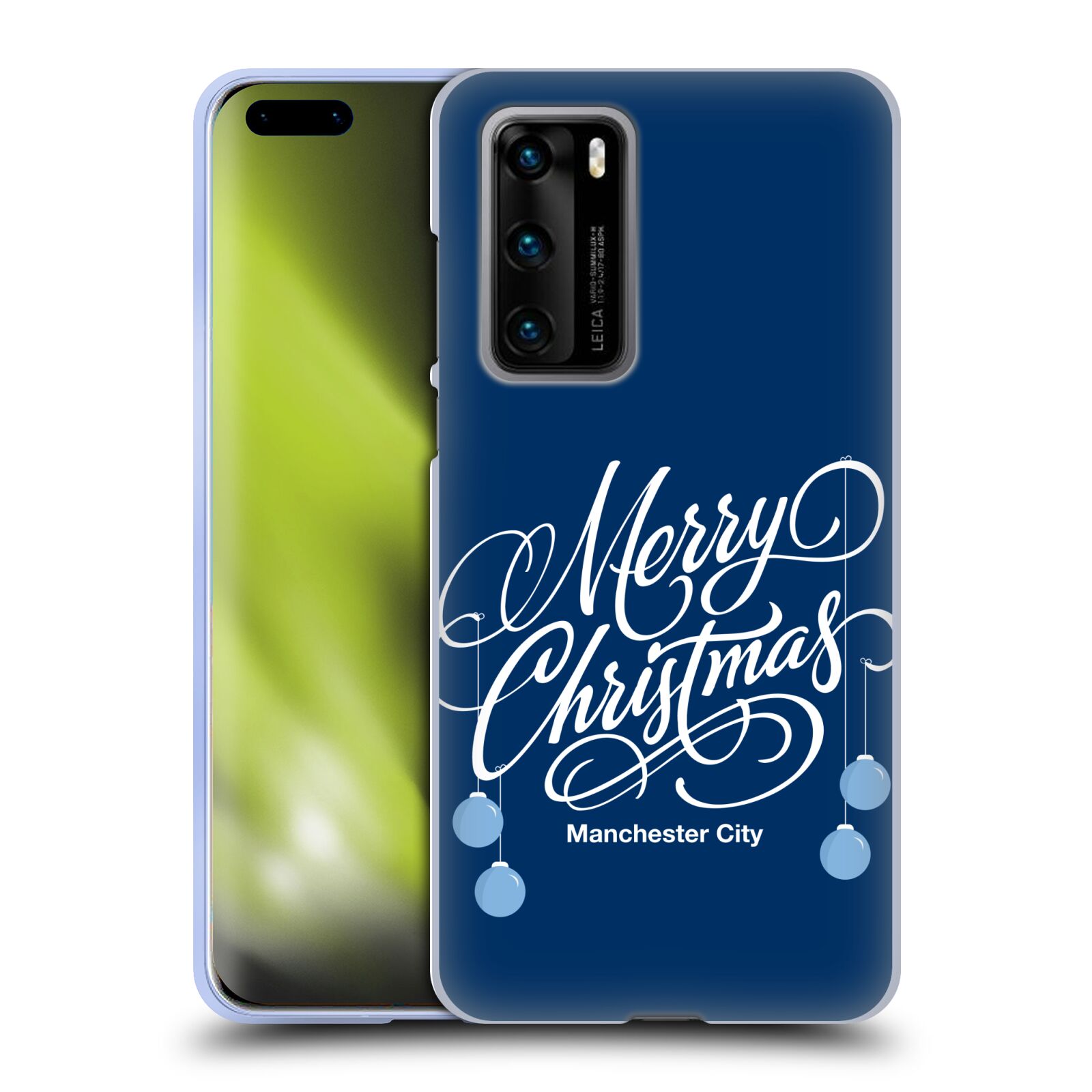 OFFICIAL MANCHESTER CITY MAN CITY FC CHRISTMAS SOFT GEL CASE FOR HUAWEI PHONES - Picture 9 of 12