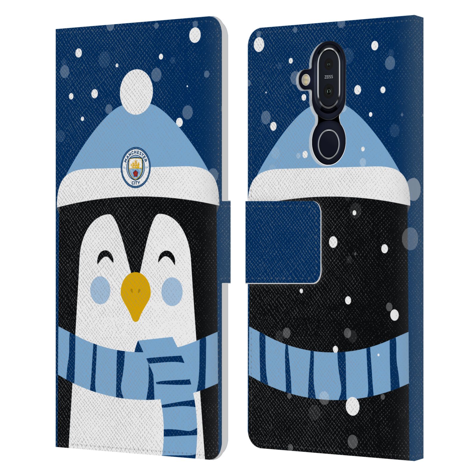 MAN CITY FC CUERO LIBRO DE NAVIDAD FUNDA BILLETERA PARA TELÉFONOS MICROSOFT NOKIA - Imagen 10 de 11