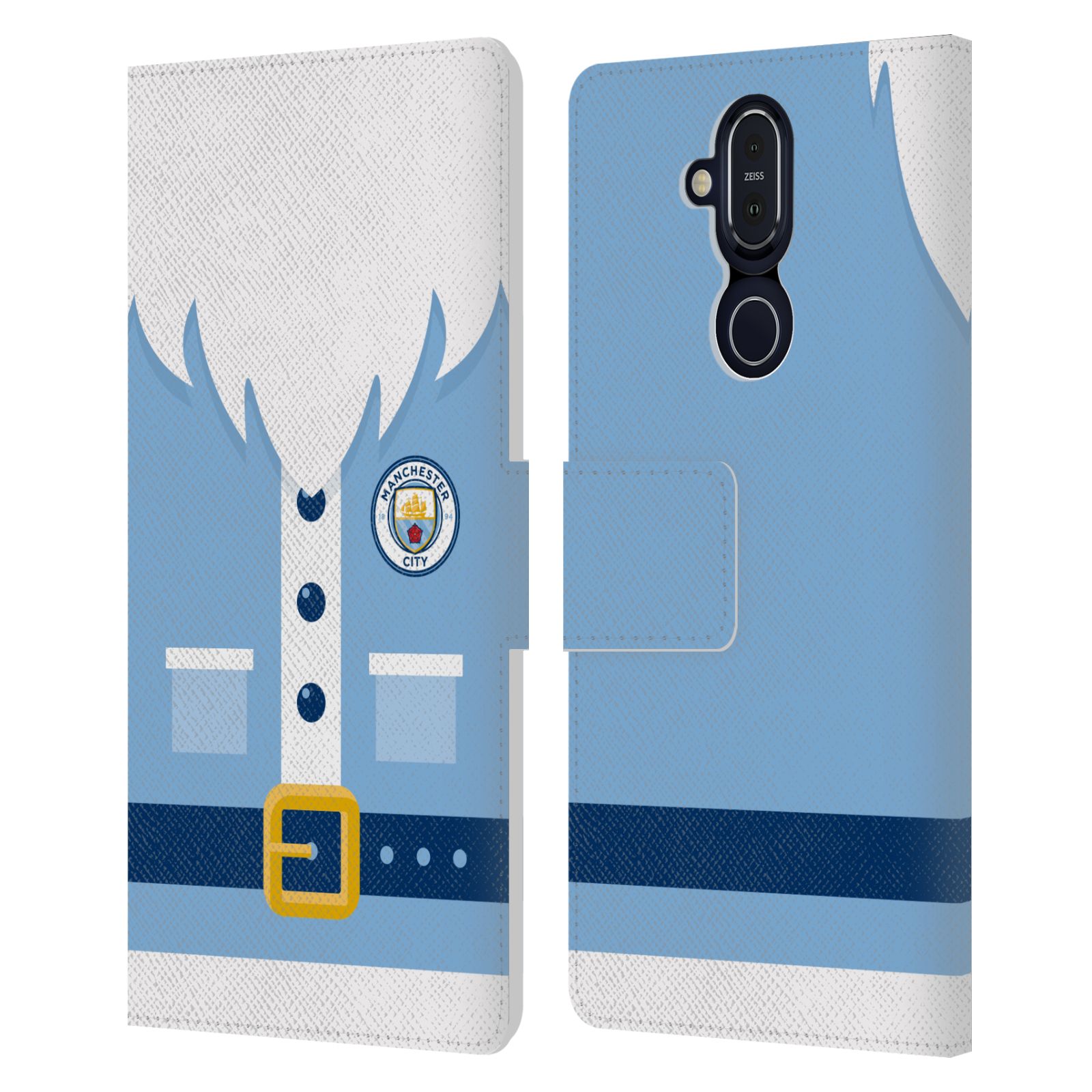 MAN CITY FC CUERO LIBRO DE NAVIDAD FUNDA BILLETERA PARA TELÉFONOS MICROSOFT NOKIA - Imagen 11 de 11