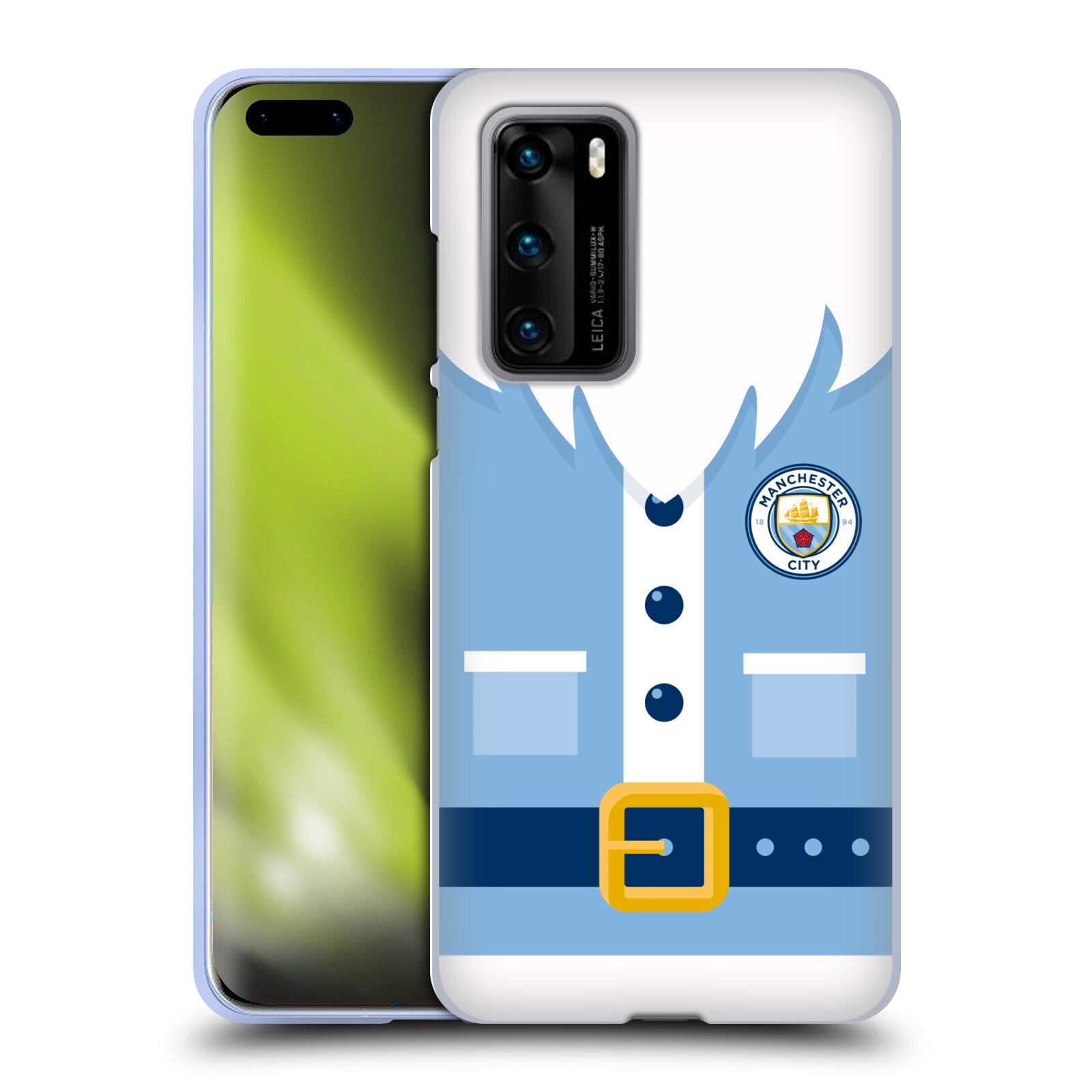 OFFICIAL MANCHESTER CITY MAN CITY FC CHRISTMAS SOFT GEL CASE FOR HUAWEI PHONES - Picture 12 of 12