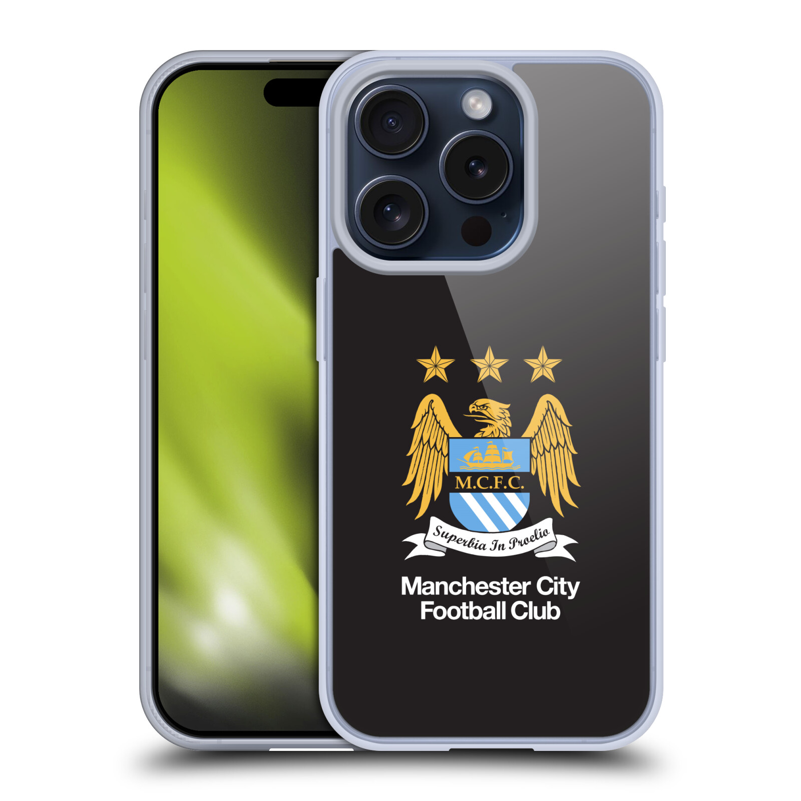 MANCHESTER CITY MAN CITY FC CRÊTE ÉTUI COQUE EN GEL POUR APPLE iPHONE TÉLÉPHONES - Photo 12 sur 17