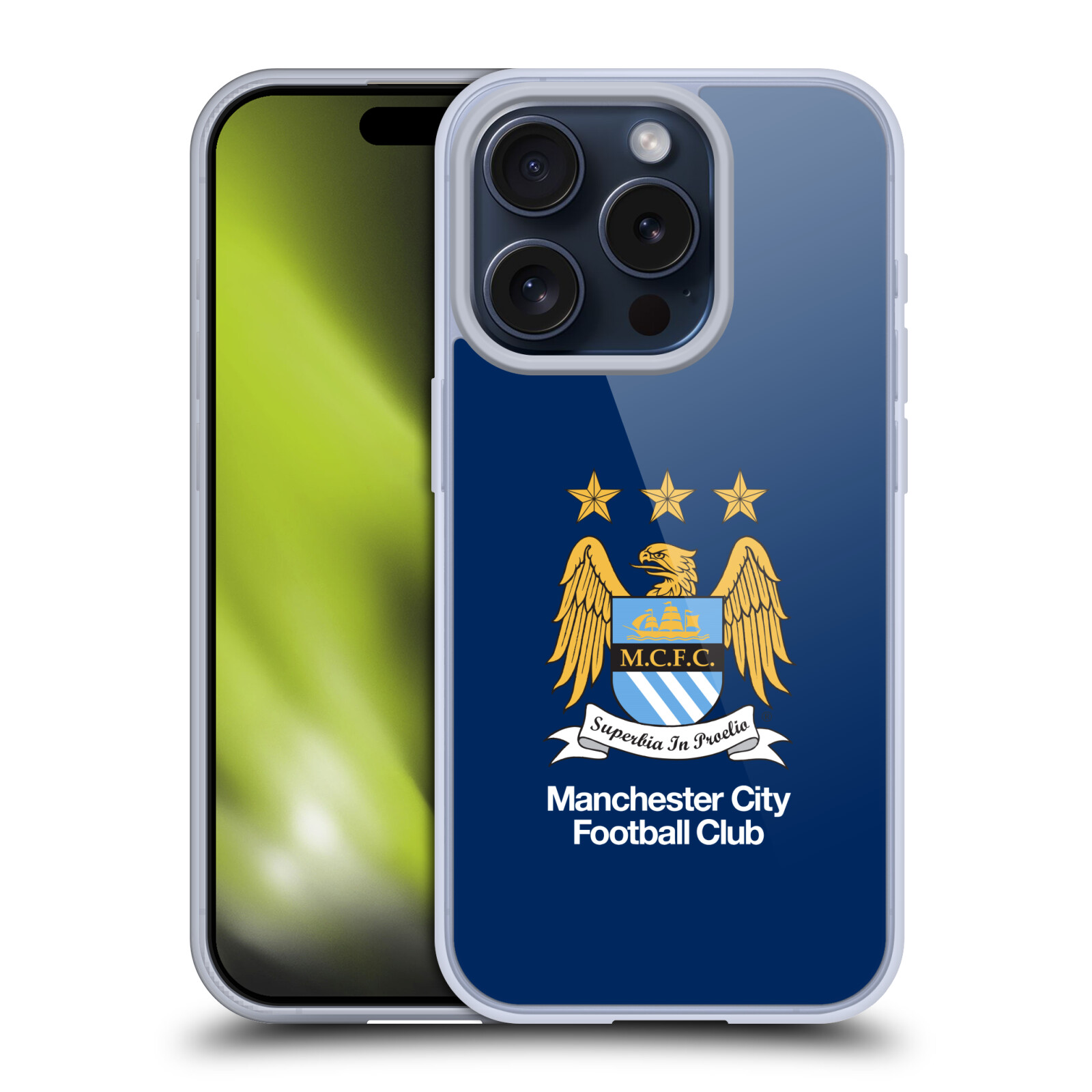 MANCHESTER CITY MAN CITY FC CRÊTE ÉTUI COQUE EN GEL POUR APPLE iPHONE TÉLÉPHONES - Photo 13 sur 17