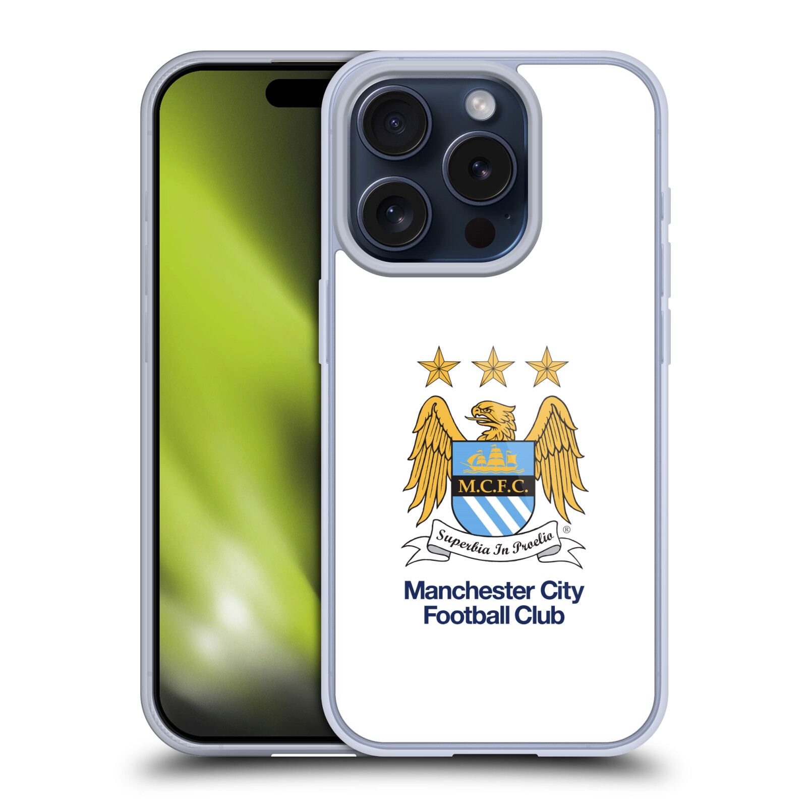 MANCHESTER CITY MAN CITY FC CRÊTE ÉTUI COQUE EN GEL POUR APPLE iPHONE TÉLÉPHONES - Photo 10 sur 17