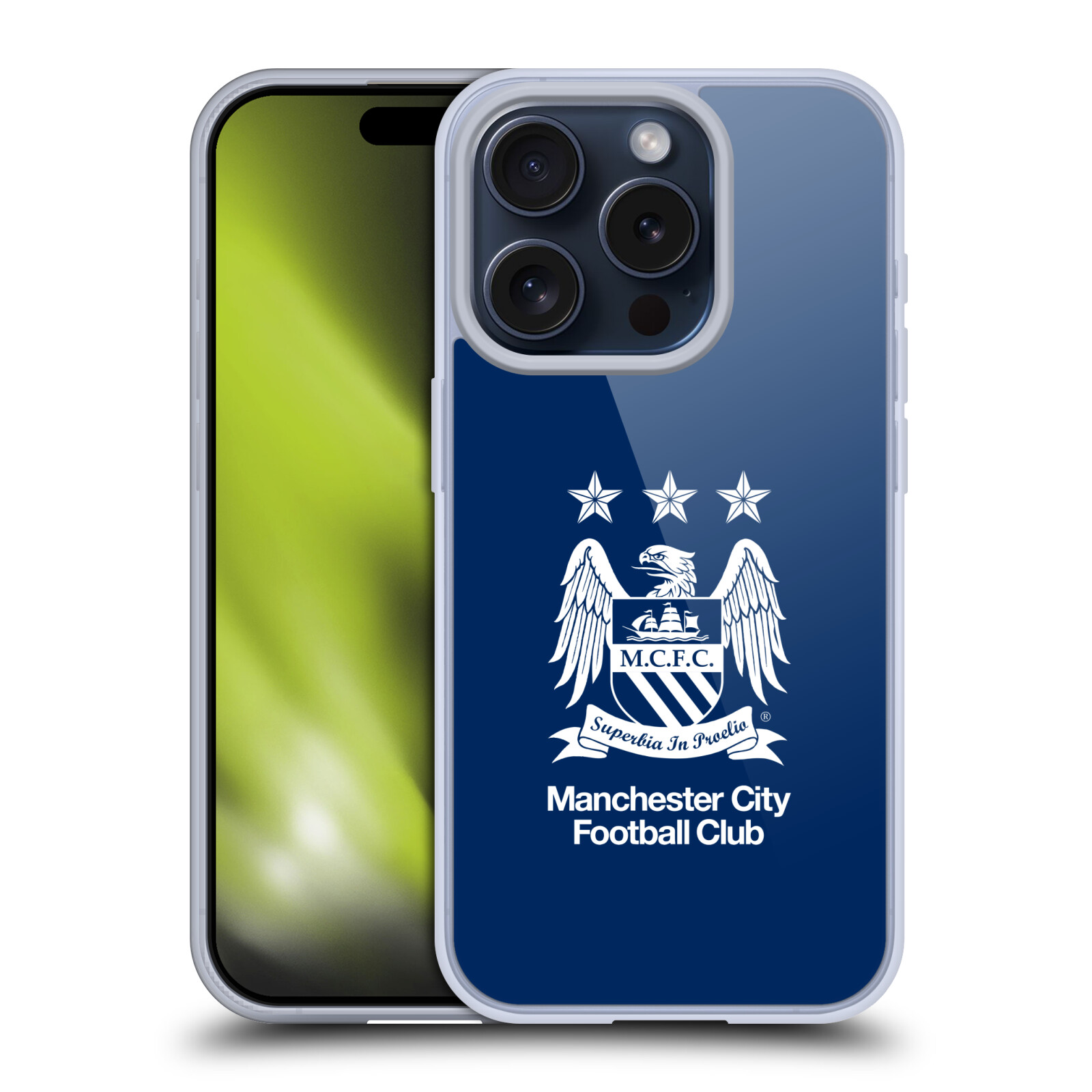 MANCHESTER CITY MAN CITY FC CRÊTE ÉTUI COQUE EN GEL POUR APPLE iPHONE TÉLÉPHONES - Photo 17 sur 17