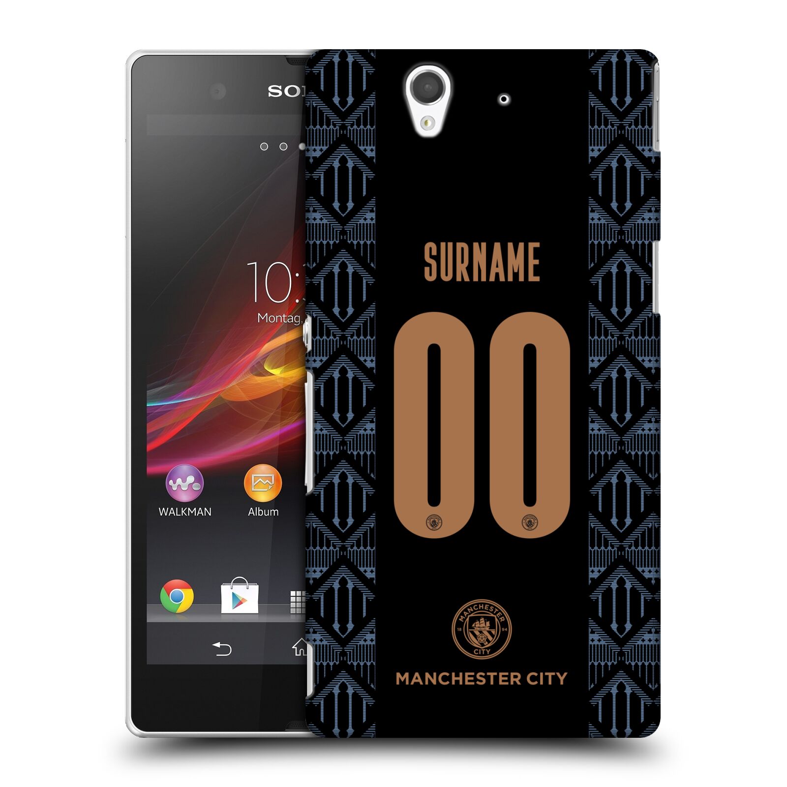 CUSTOMISED MANCHESTER CITY MAN CITY FC 2020/21 BADGE KIT CASE FOR SONY PHONES 3 - 第 7/9 張圖片