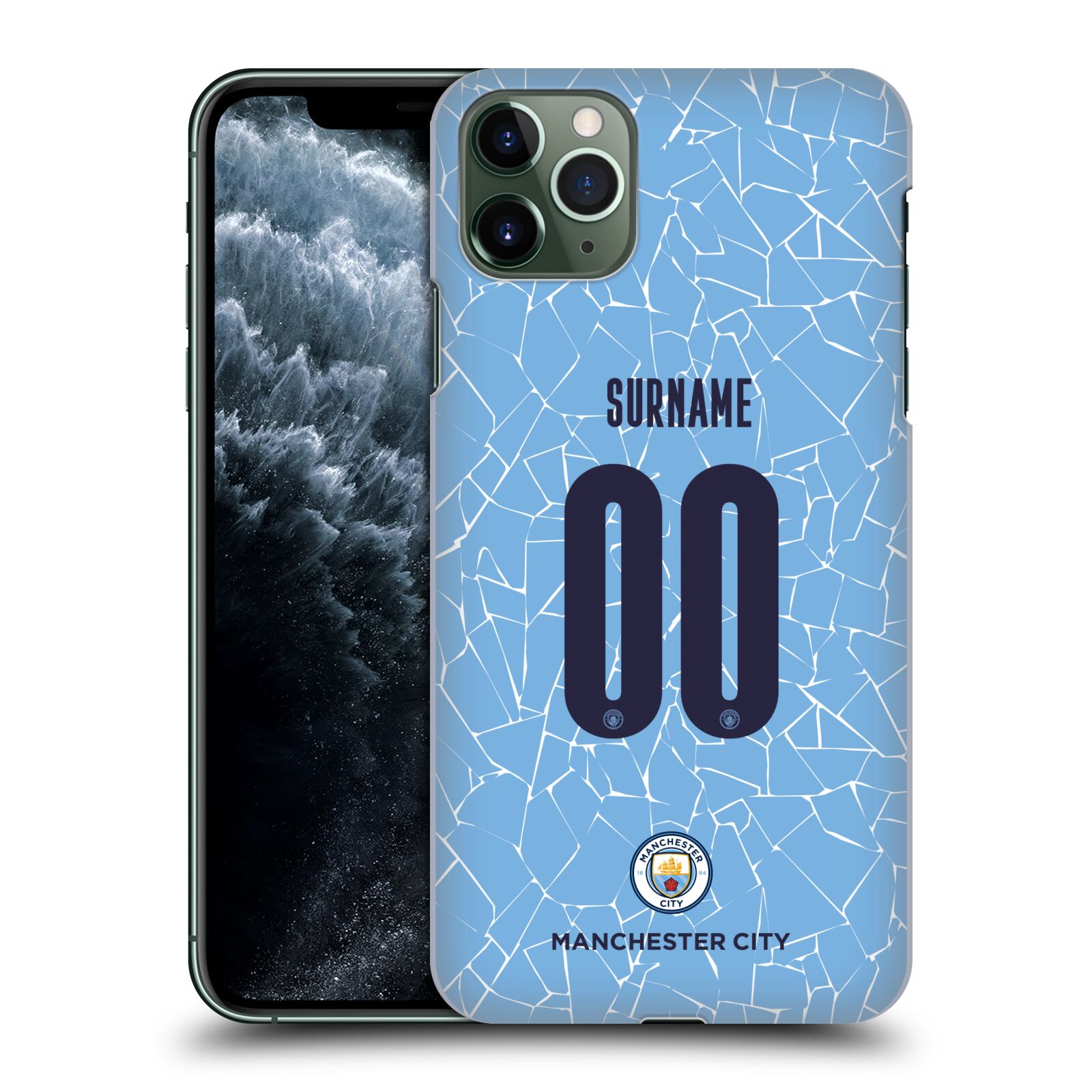 CUSTOMISED MANCHESTER CITY MAN CITY FC 2020/21 BADGE KIT CASE FOR GOOGLE PHONES - 第 9/10 張圖片
