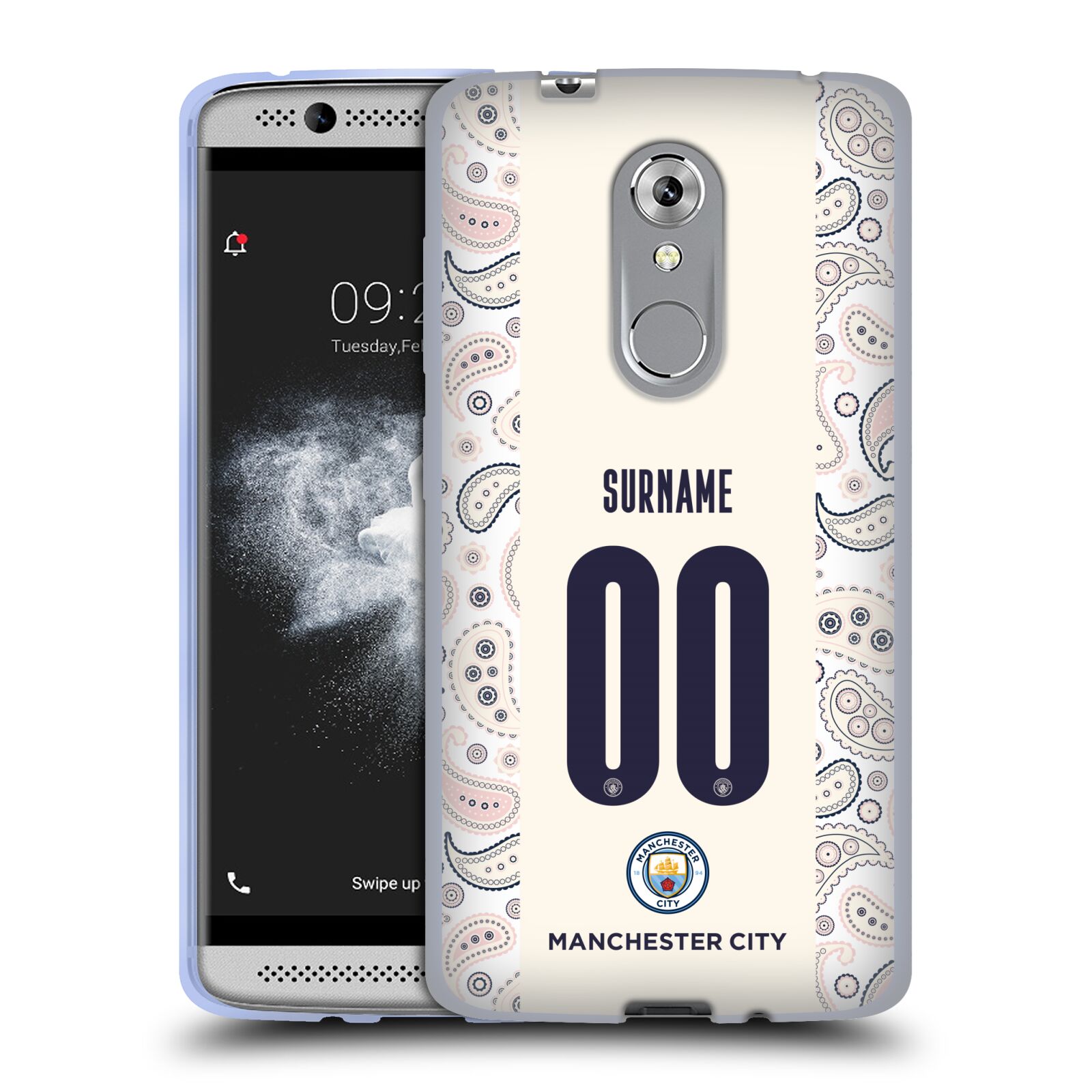 CUSTOMISED MANCHESTER CITY MAN CITY FC 2020/21 BADGE KIT GEL CASE FOR ZTE PHONES - 第 8/8 張圖片
