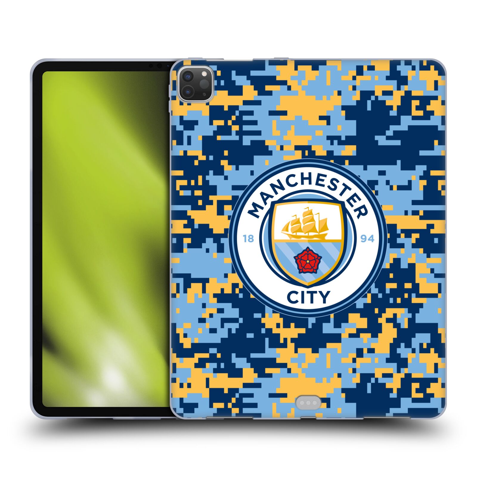 MANCHESTER CITY MAN CITY FC DIGITAL CAMOUFLAGE GEL CASE FOR APPLE SAMSUNG KINDLE - 第 10/11 張圖片