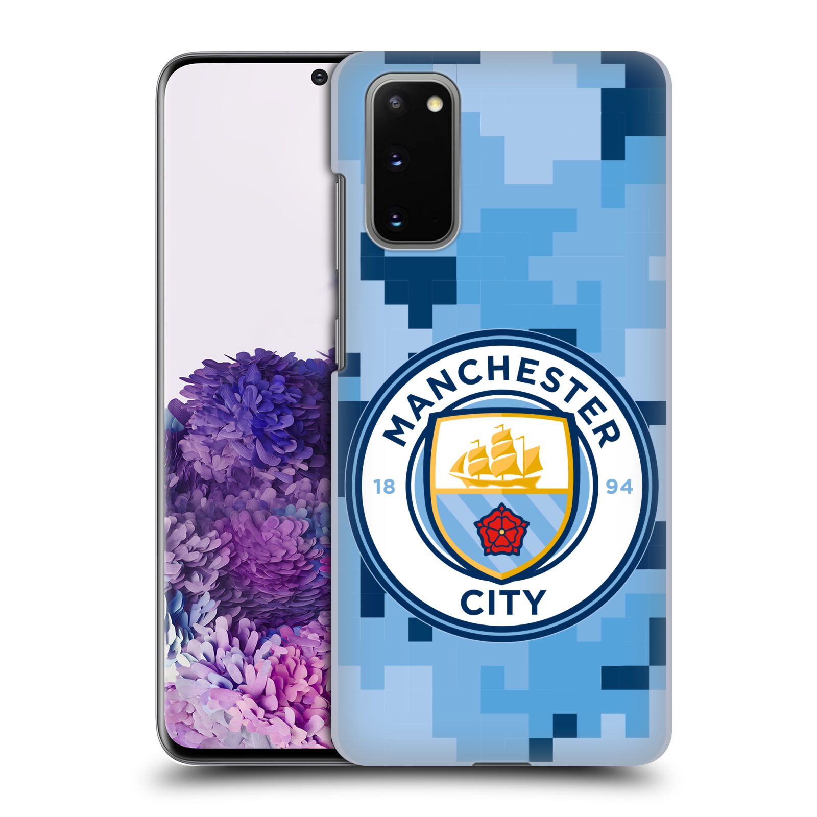 MANCHESTER CITY MAN CITY FC DIGITAL CAMOUFLAGE BACK CASE FOR SAMSUNG PHONES 1