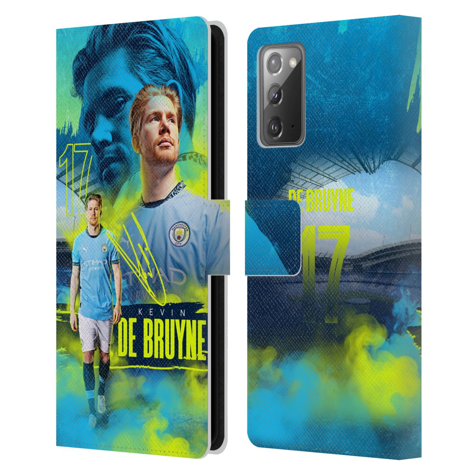 MAN CITY FC 2024/25 FIRST TEAM LEATHER BOOK WALLET CASE FOR SAMSUNG PHONES 2 - Picture 10 of 12