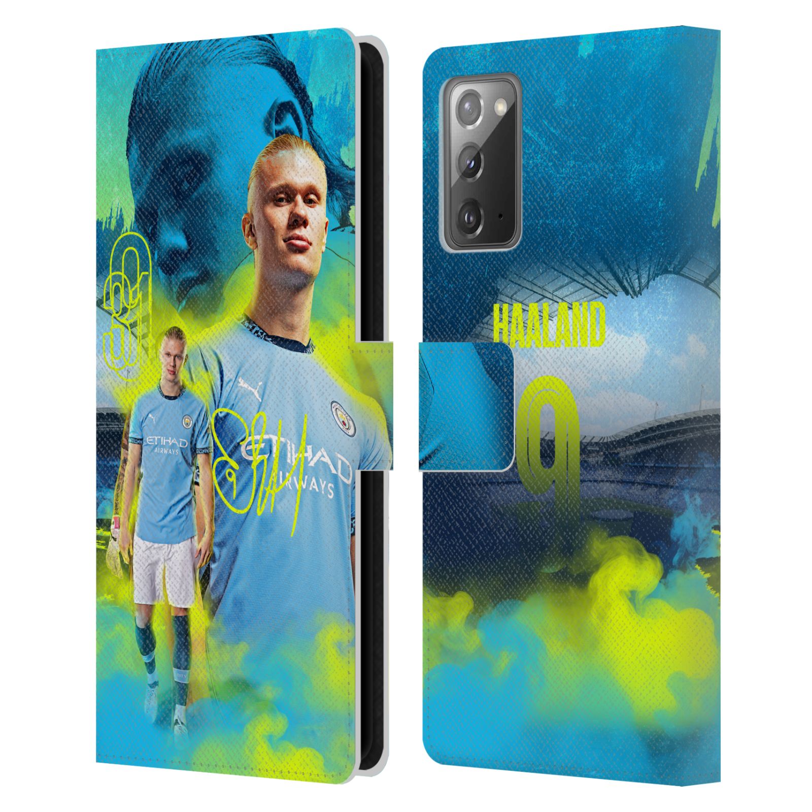 MAN CITY FC 2024/25 FIRST TEAM LEATHER BOOK WALLET CASE FOR SAMSUNG PHONES 2 - Picture 8 of 12