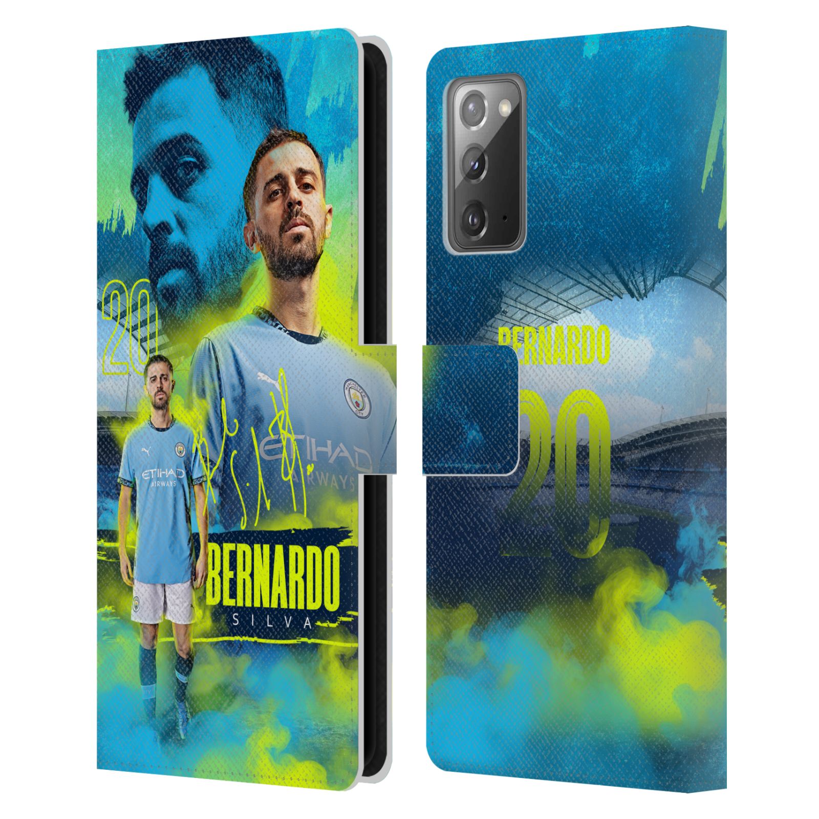 MAN CITY FC 2024/25 FIRST TEAM LEATHER BOOK WALLET CASE FOR SAMSUNG PHONES 2 - Picture 7 of 12