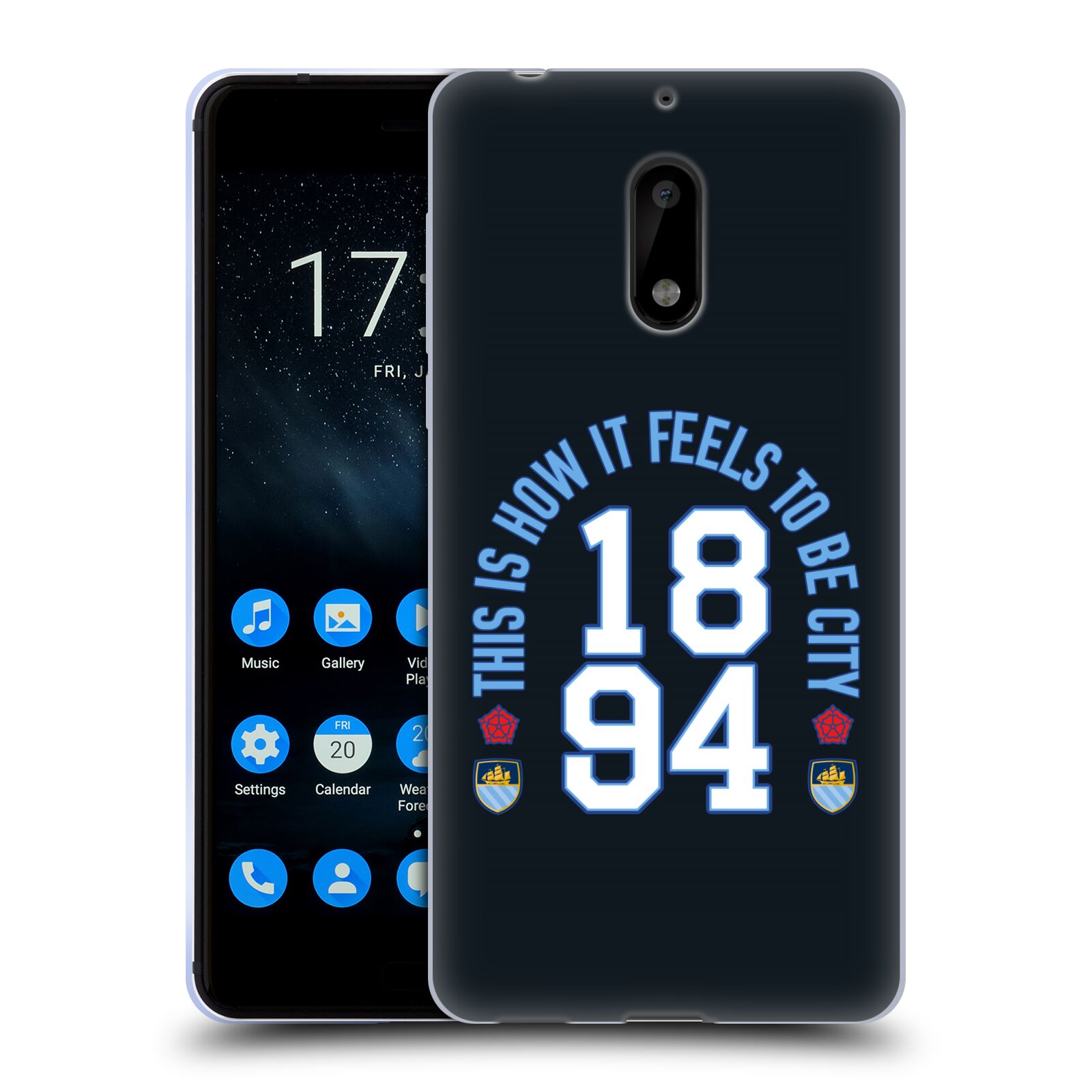 OFFICIAL MANCHESTER CITY MAN CITY FC GRAPHICS SOFT GEL CASE FOR NOKIA PHONES 1 - Picture 8 of 15