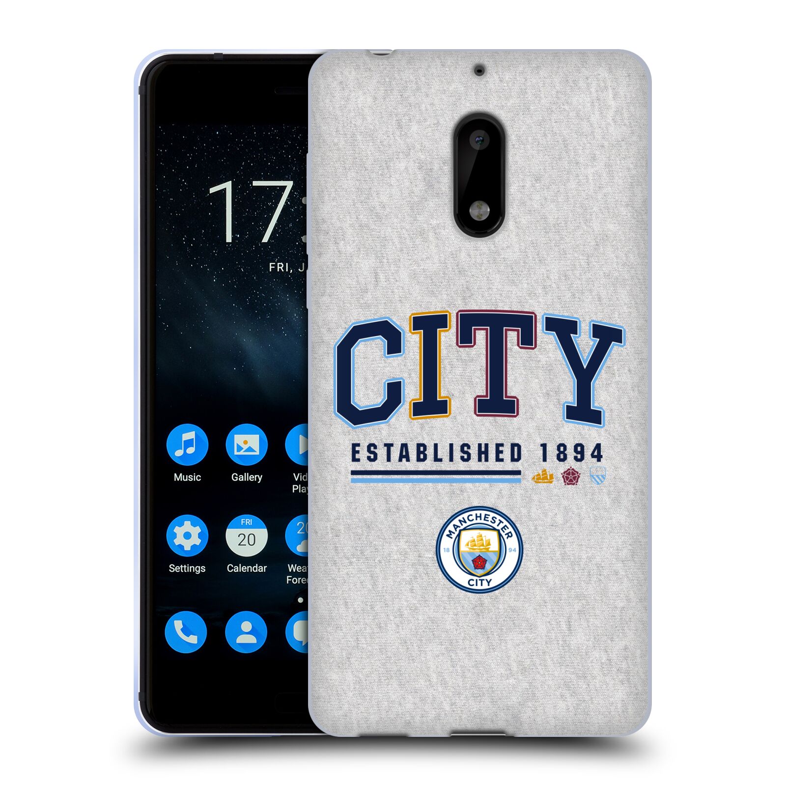 OFFICIAL MANCHESTER CITY MAN CITY FC GRAPHICS SOFT GEL CASE FOR NOKIA PHONES 1 - Picture 11 of 15
