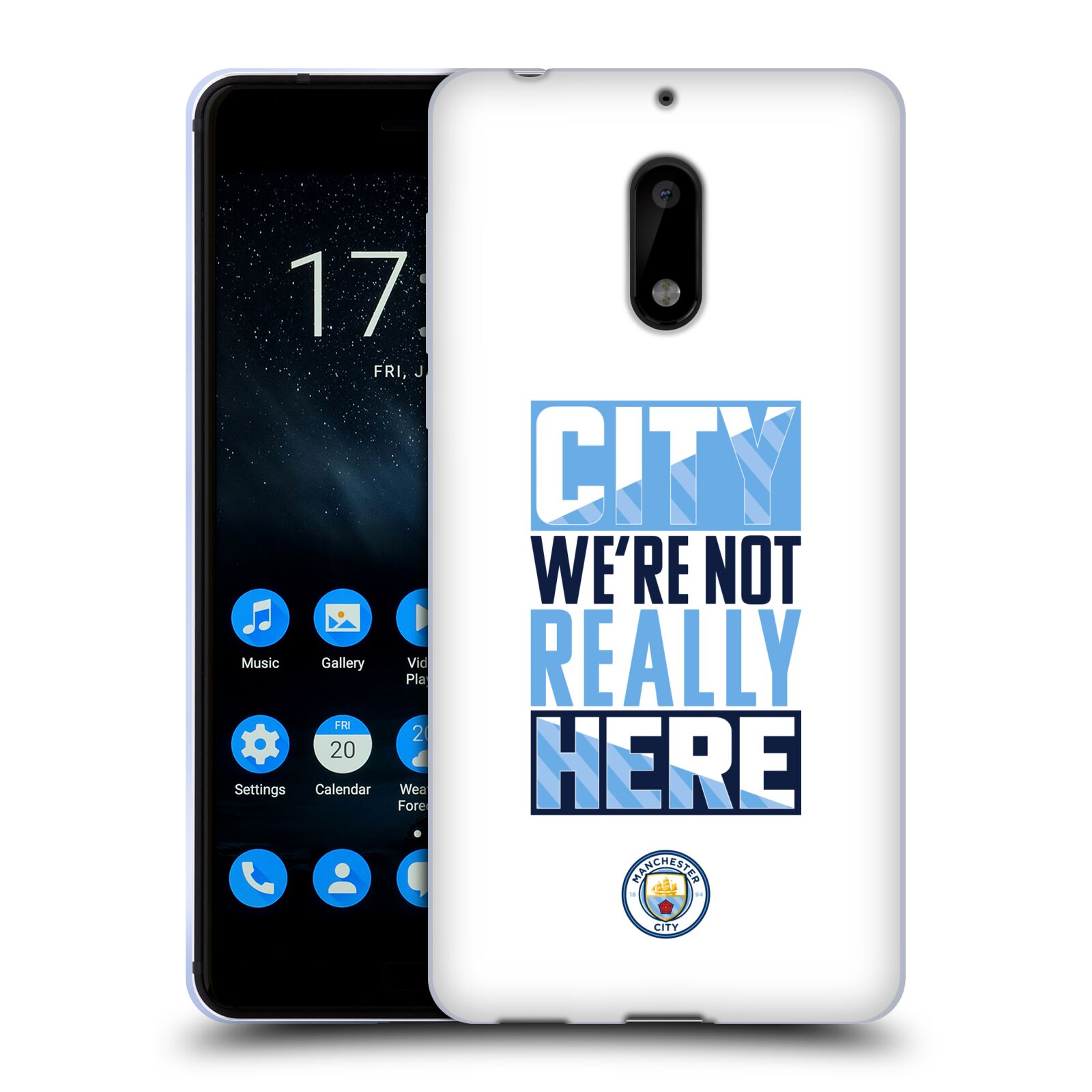 OFFICIAL MANCHESTER CITY MAN CITY FC GRAPHICS SOFT GEL CASE FOR NOKIA PHONES 1 - Picture 12 of 15