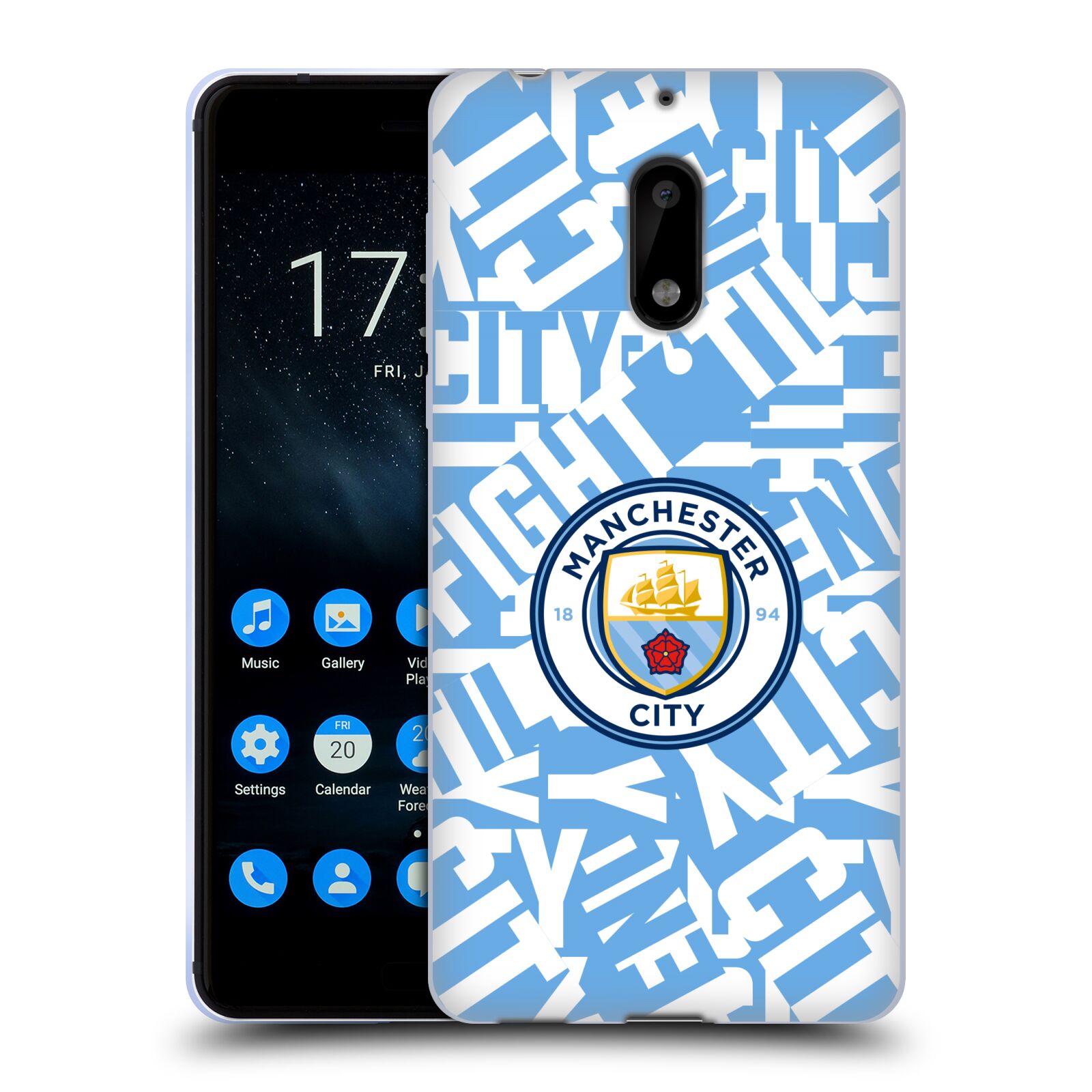 OFFICIAL MANCHESTER CITY MAN CITY FC GRAPHICS SOFT GEL CASE FOR NOKIA PHONES 1 - Picture 14 of 15