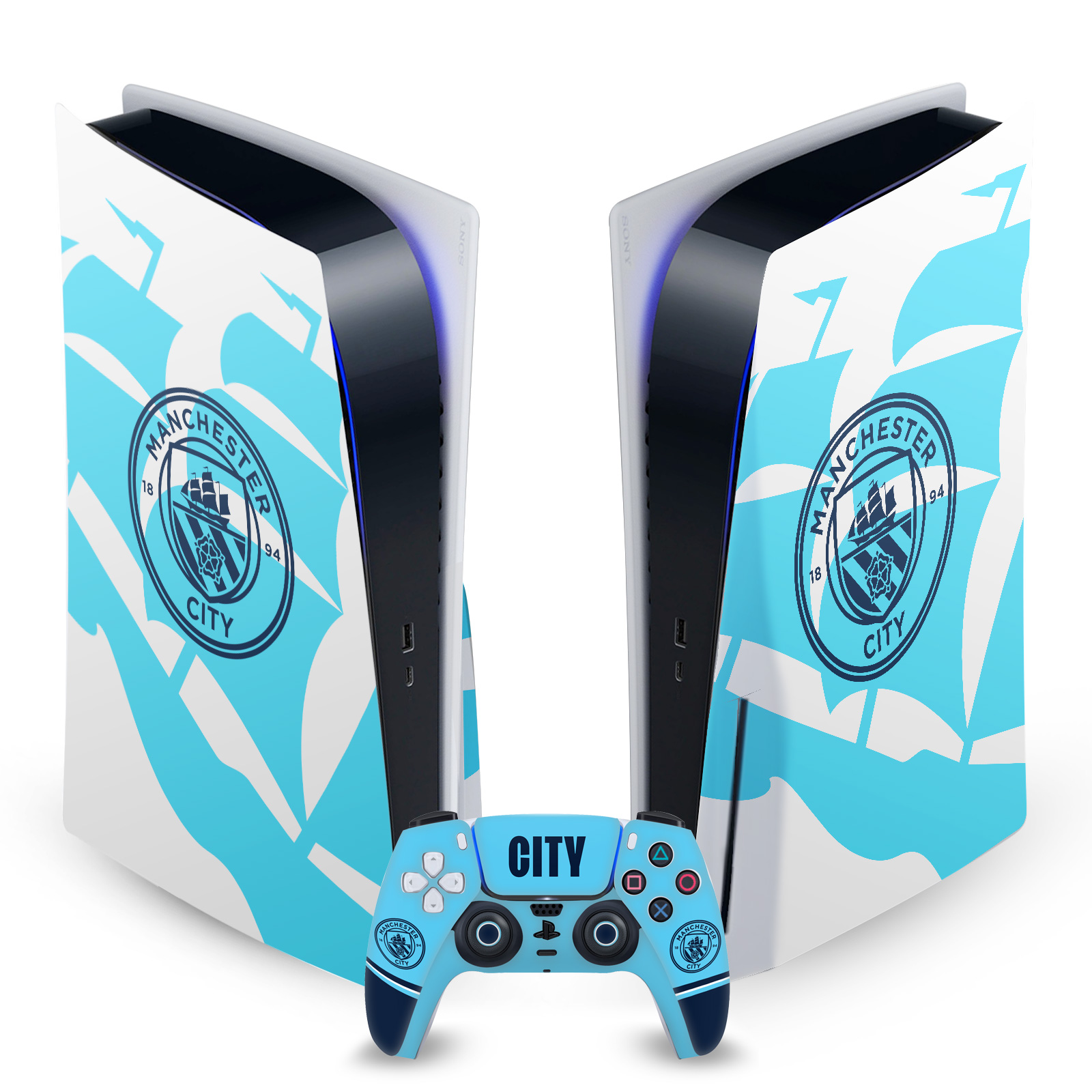 Manchester City PS5 Controller Skin