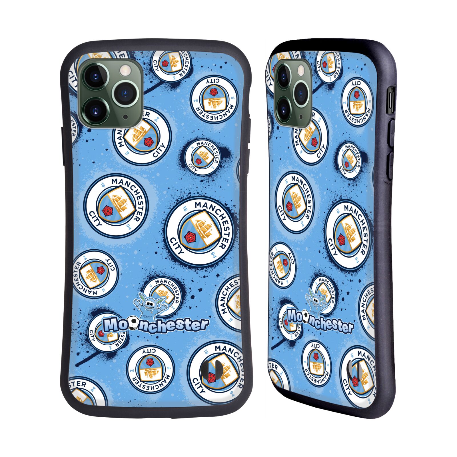 MAN CITY FC MOONCHESTER & MOONBEAM HYBRID HÜLLE HUELLE FÜR APPLE iPHONES HANDYS - Bild 11 von 16