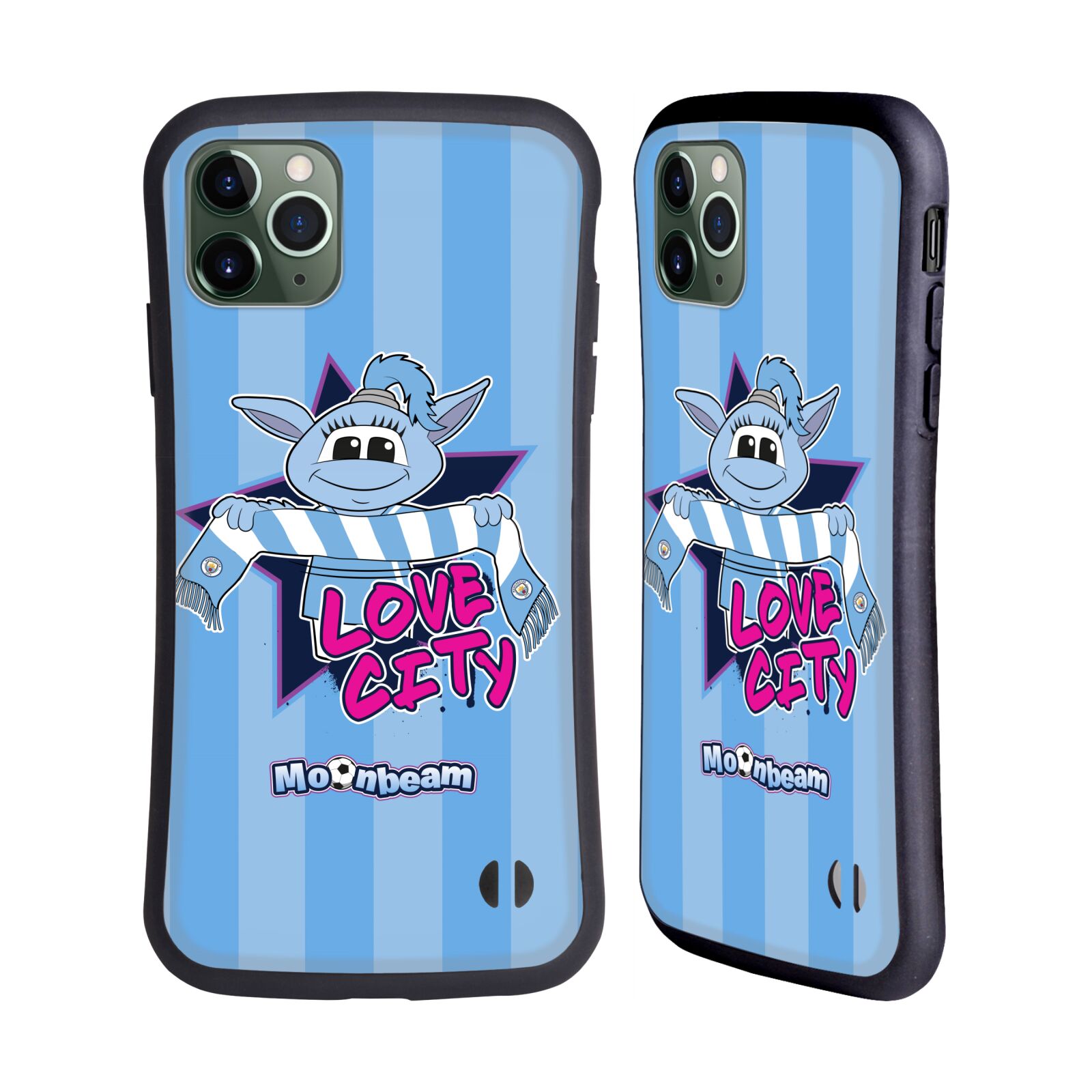 MAN CITY FC MOONCHESTER & MOONBEAM HYBRID HÜLLE HUELLE FÜR APPLE iPHONES HANDYS - Bild 10 von 16