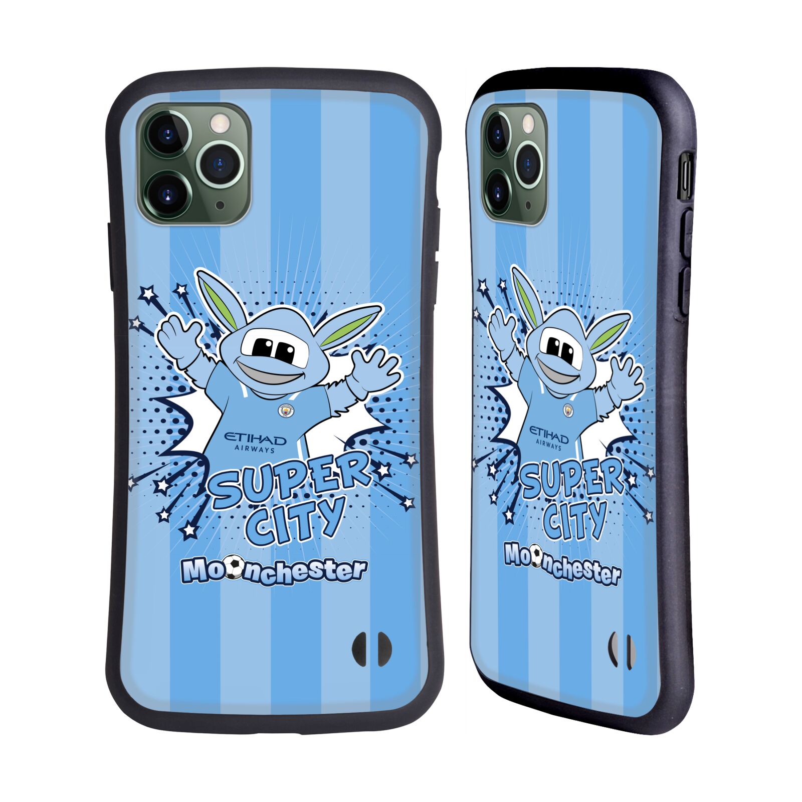 MAN CITY FC MOONCHESTER & MOONBEAM HYBRID HÜLLE HUELLE FÜR APPLE iPHONES HANDYS - Bild 15 von 16