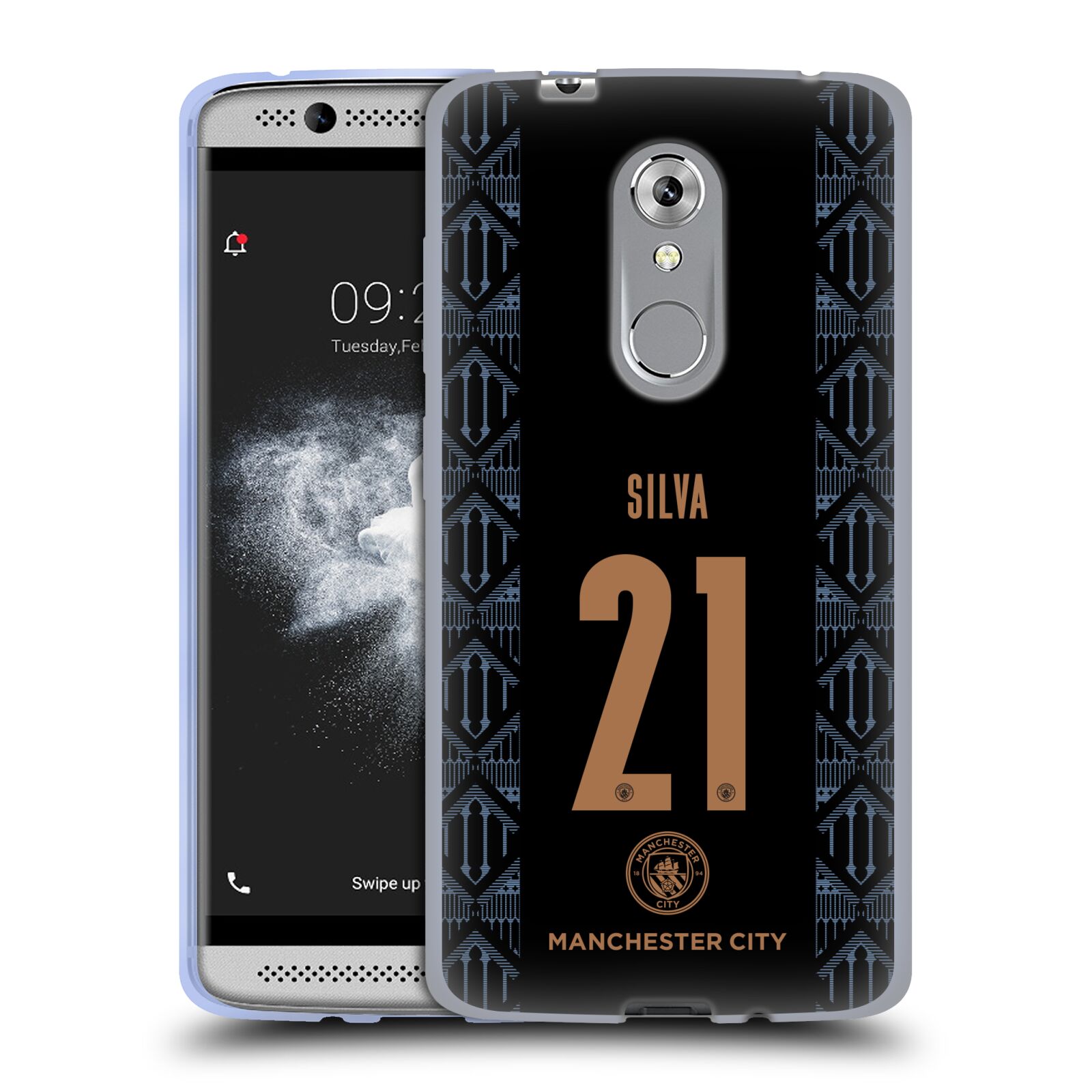 MAN CITY FC 2020/21 PLAYERS AWAY KIT GROUP 1 SOFT GEL CASE FOR ZTE PHONES - Picture 10 of 20