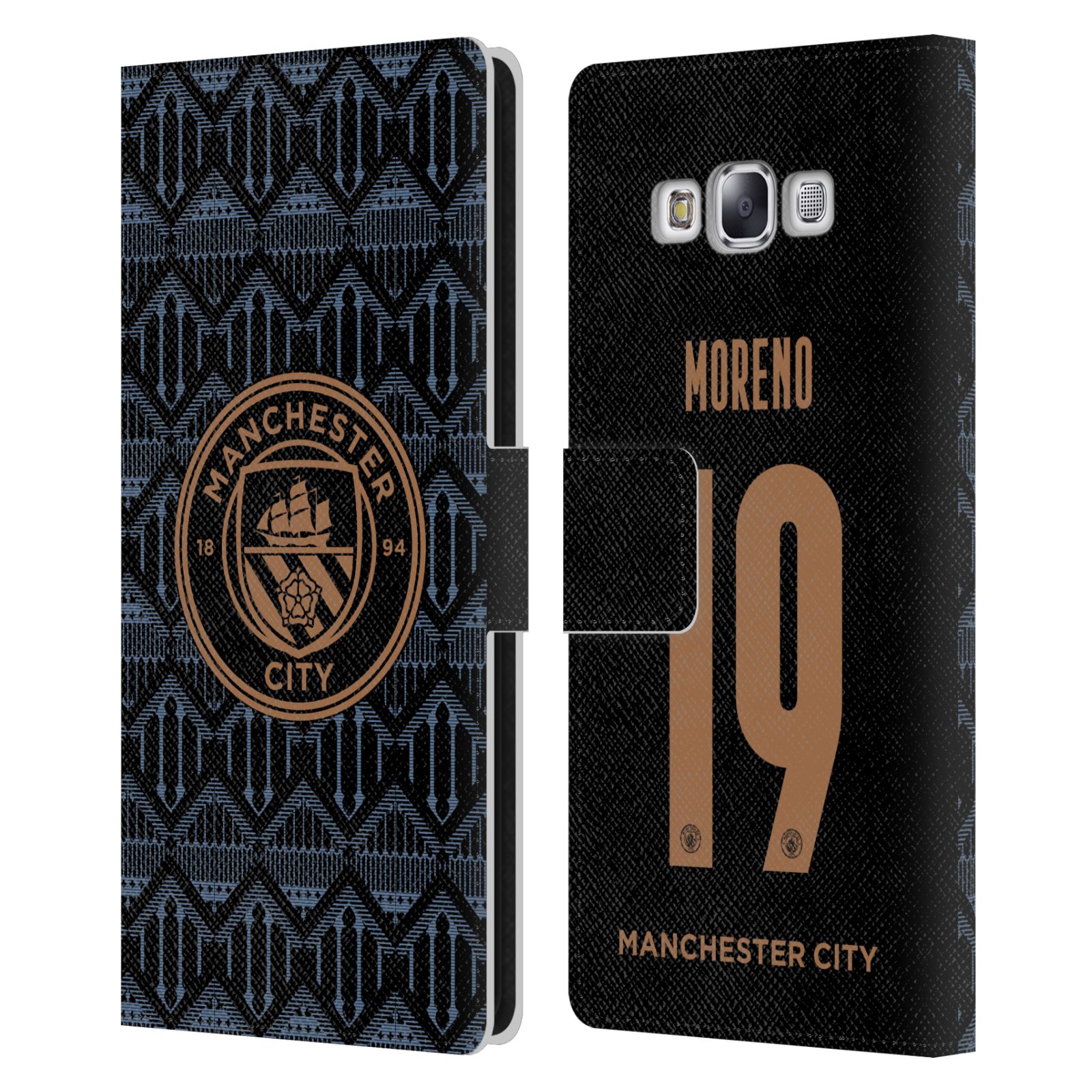 MAN CITY FC 2020/21 PLAYERS AWAY KIT GROUP 1 LEATHER BOOK CASE FOR SAMSUNG 3 - 第 7/7 張圖片