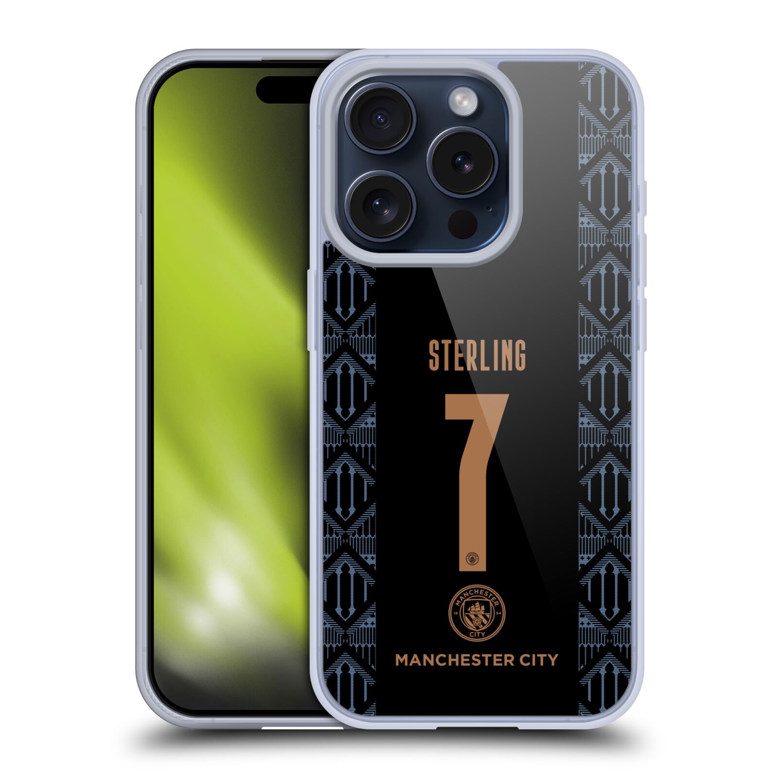 MAN CITY FC 2020/21 PLAYERS AWAY KIT GROUP 1 ÉTUI COQUE EN GEL POUR APPLE iPHONE - Photo 14 sur 17