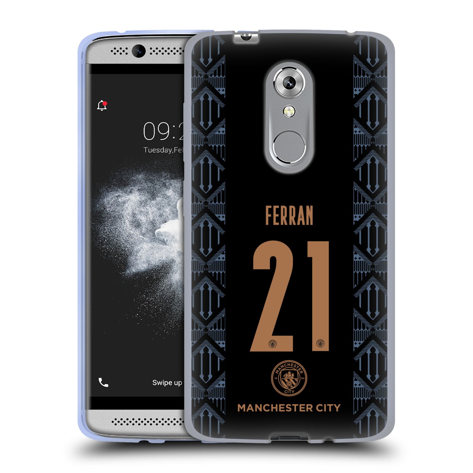 MAN CITY FC 2020/21 PLAYERS AWAY KIT GROUP 1 SOFT GEL CASE FOR ZTE PHONES - Picture 11 of 20