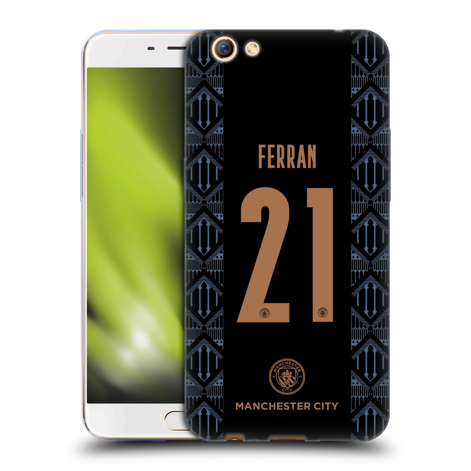 MAN CITY FC 2020/21 PLAYERS AWAY KIT GROUP 1 SOFT GEL CASE FOR OPPO PHONES - 第 11/20 張圖片
