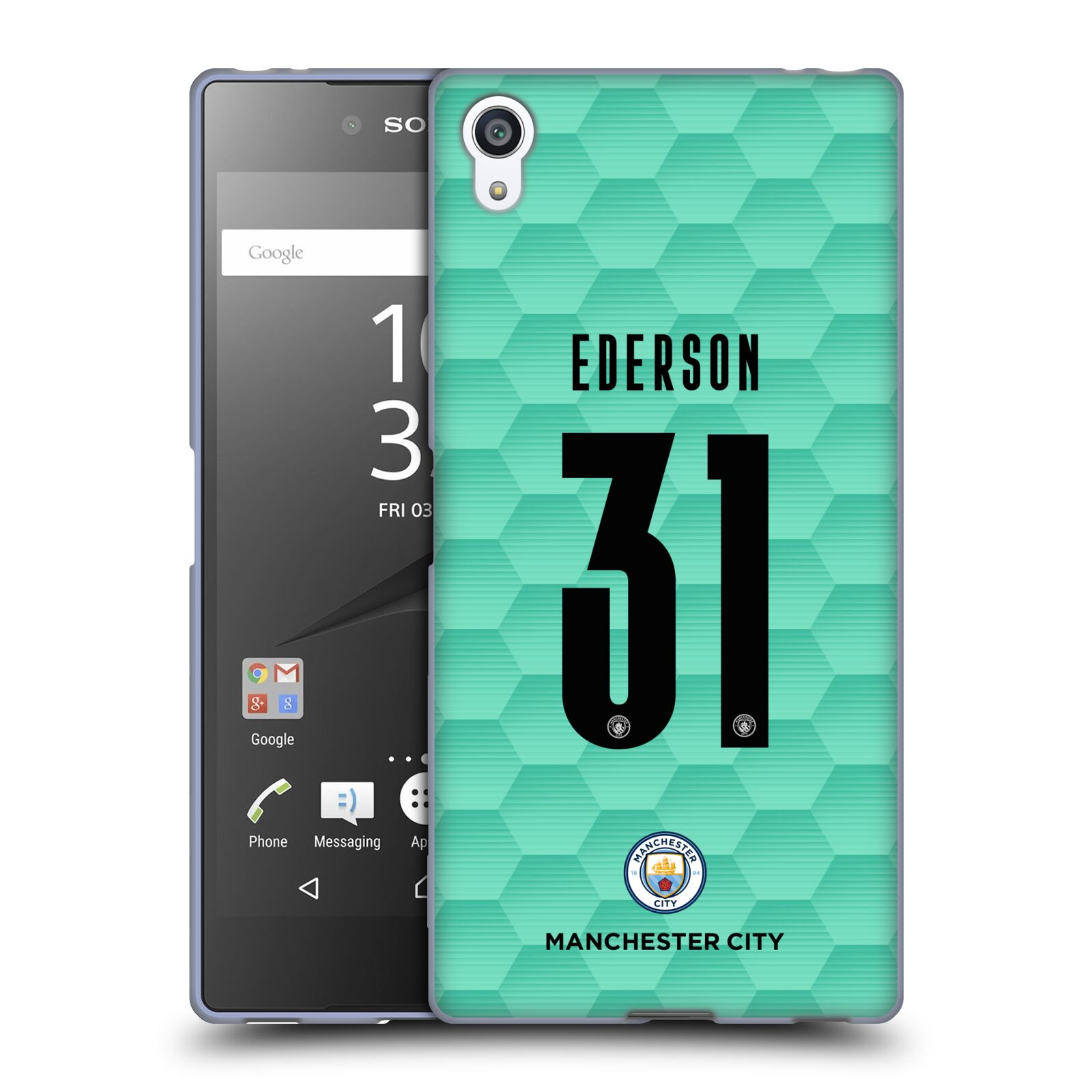 MAN CITY FC 2020/21 PLAYERS AWAY KIT GROUP 2 SOFT GEL CASE FOR SONY PHONES 2 - 第 9/18 張圖片