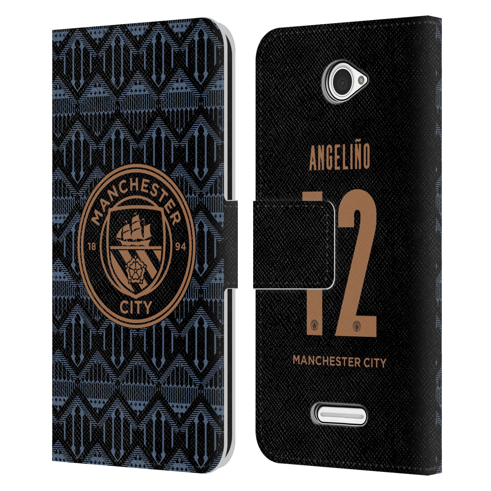 MAN CITY FC 2020/21 PLAYERS AWAY KIT GROUP 2 LEATHER BOOK CASE FOR SONY PHONES 2 - 第 6/17 張圖片