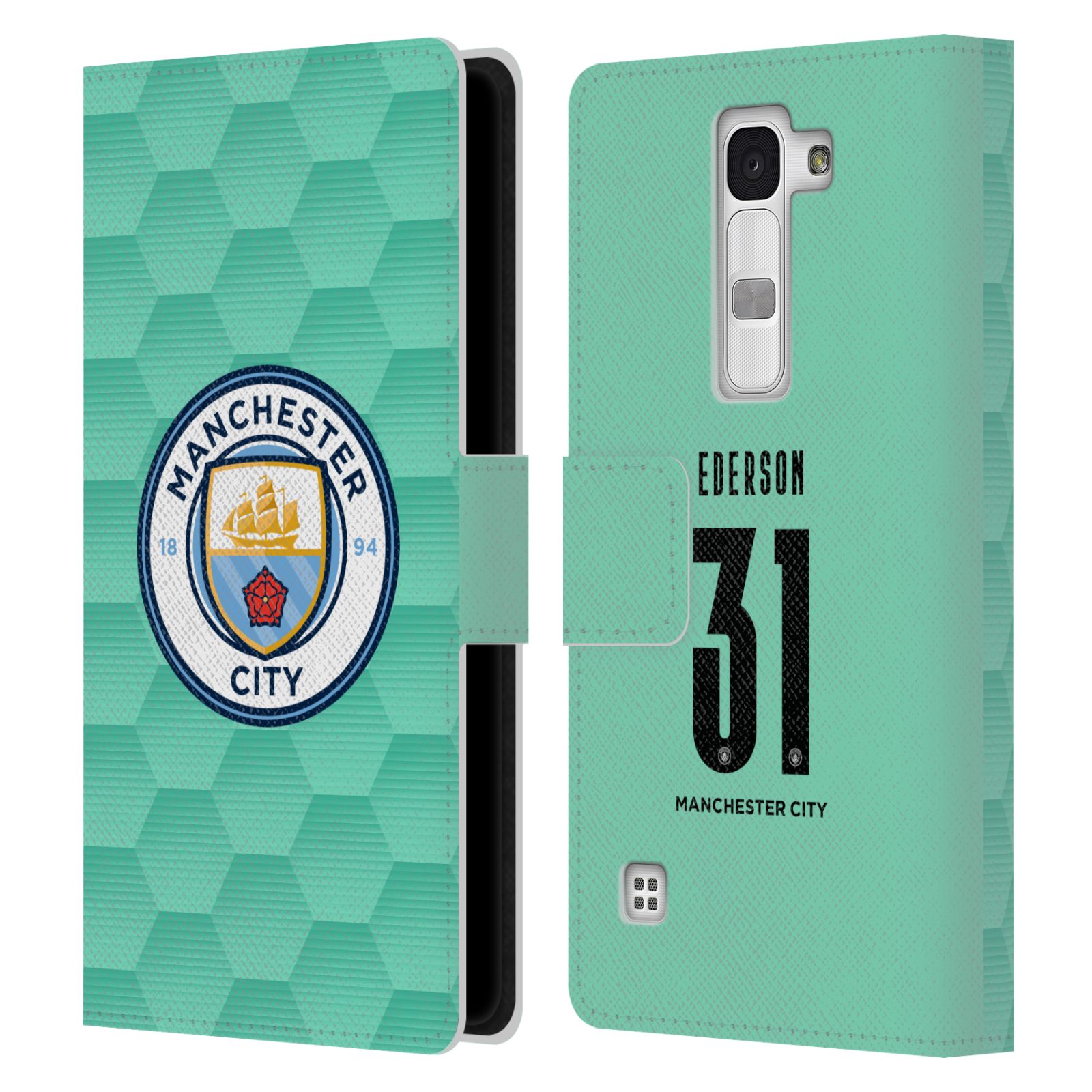 MAN CITY FC 2020/21 PLAYERS AWAY KIT GROUP 2 LEATHER BOOK CASE FOR LG PHONES 2 - 第 8/16 張圖片