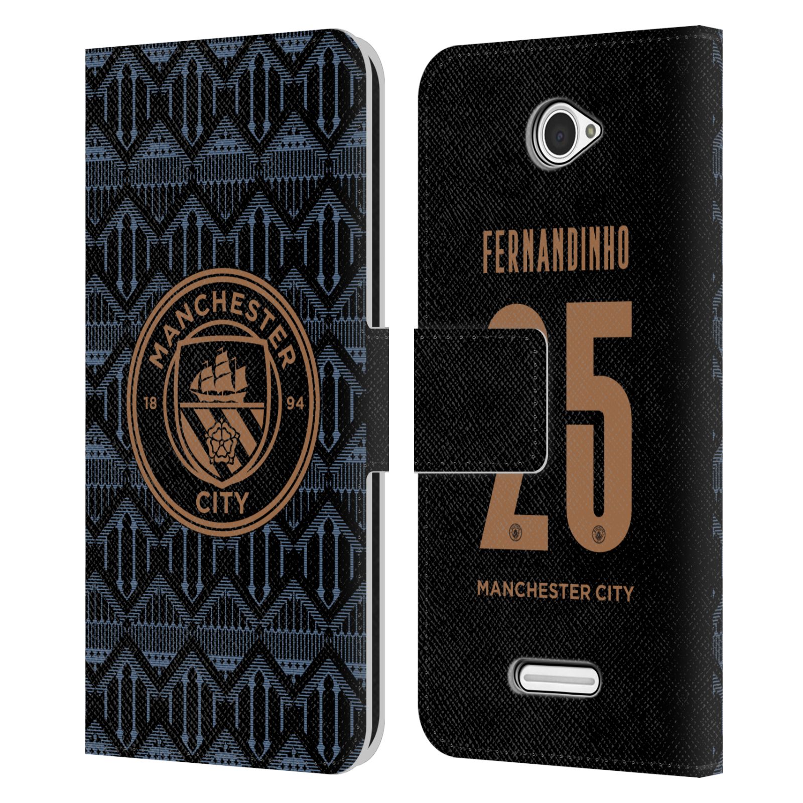 MAN CITY FC 2020/21 PLAYERS AWAY KIT GROUP 2 LEATHER BOOK CASE FOR SONY PHONES 2 - 第 10/17 張圖片