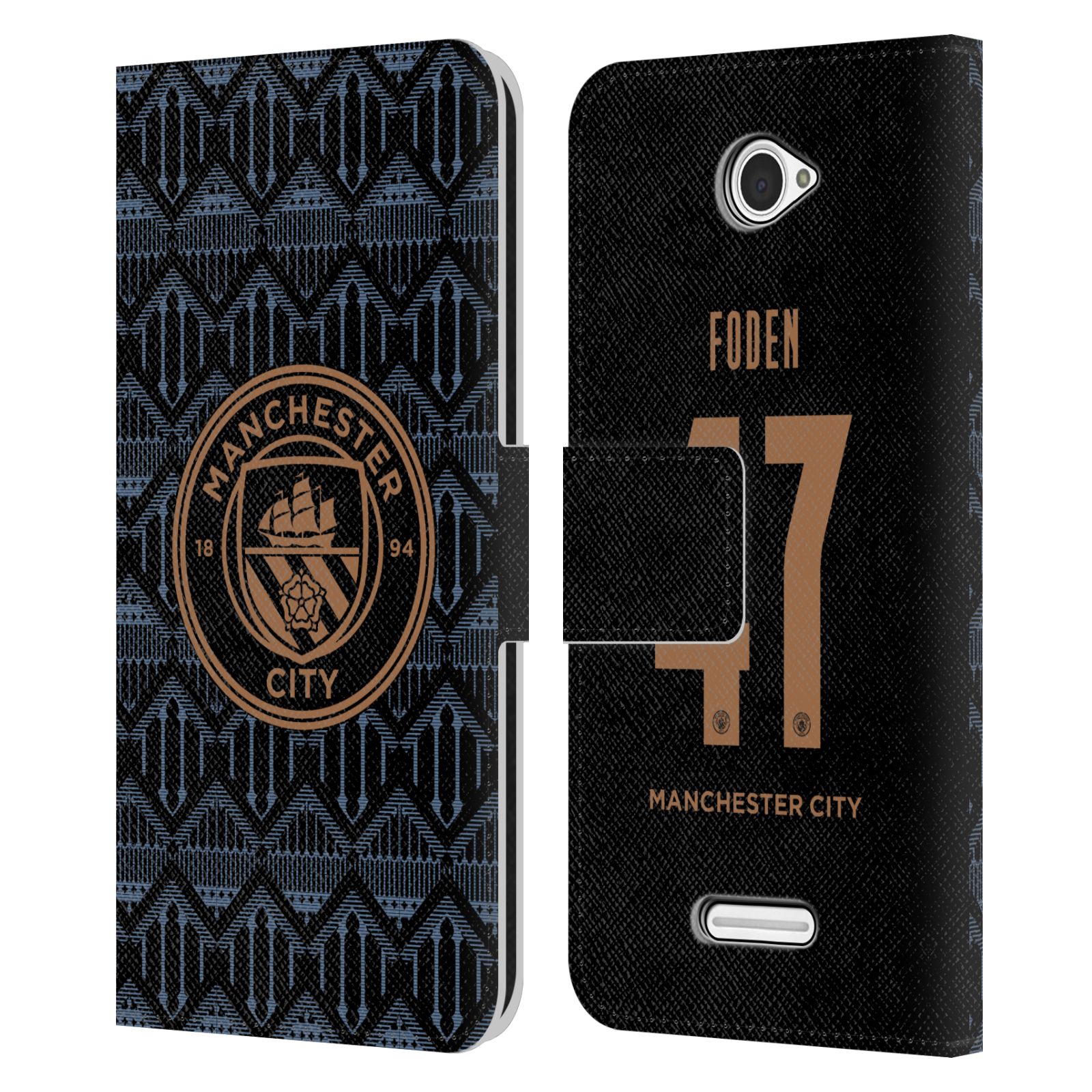 MAN CITY FC 2020/21 PLAYERS AWAY KIT GROUP 2 LEATHER BOOK CASE FOR SONY PHONES 2 - 第 16/17 張圖片
