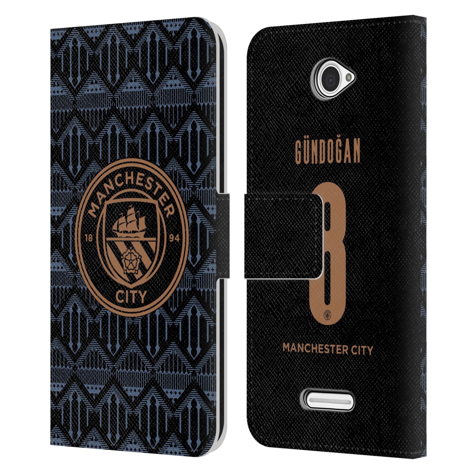 MAN CITY FC 2020/21 PLAYERS AWAY KIT GROUP 2 LEATHER BOOK CASE FOR SONY PHONES 2 - 第 11/17 張圖片