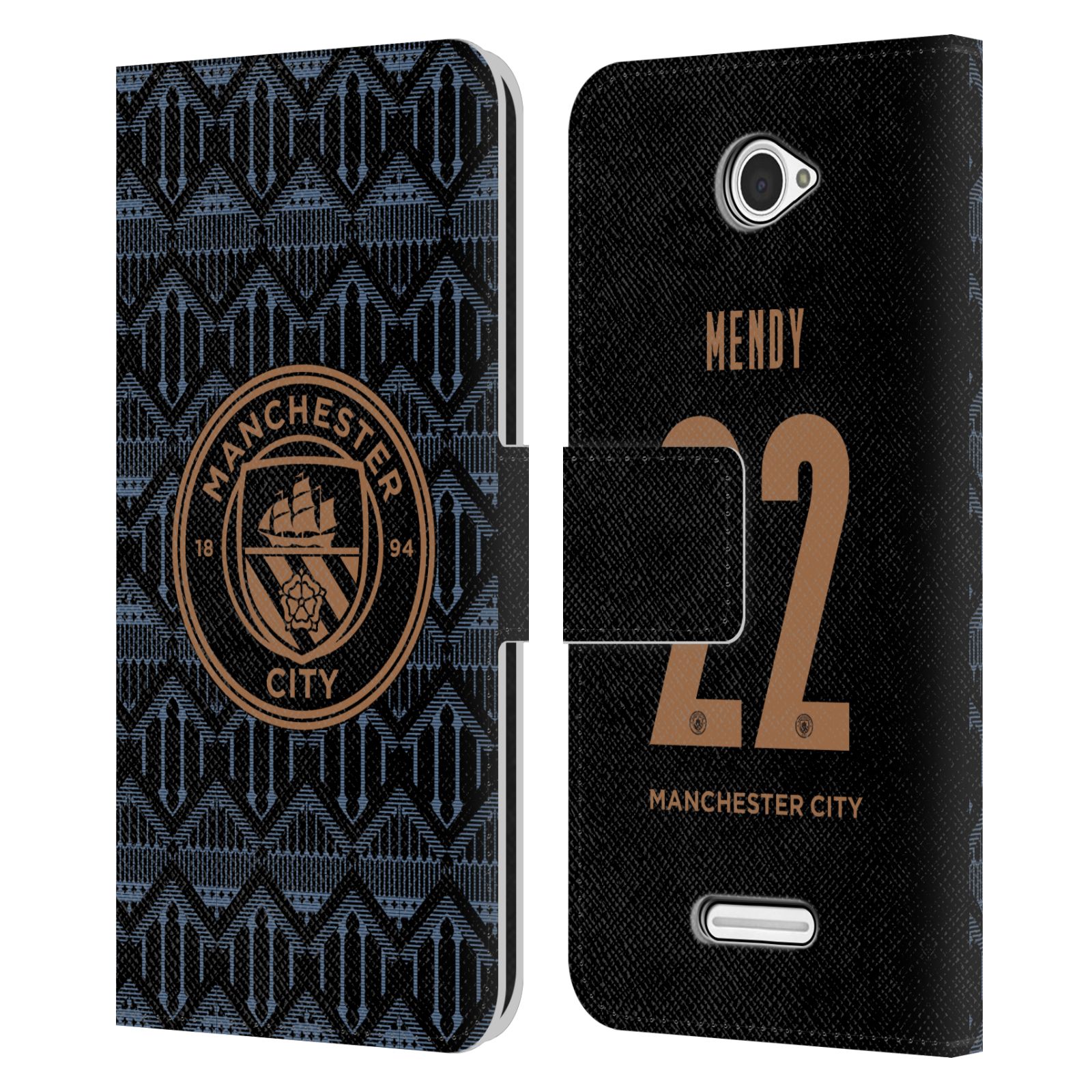 MAN CITY FC 2020/21 PLAYERS AWAY KIT GROUP 2 LEATHER BOOK CASE FOR SONY PHONES 2 - 第 7/17 張圖片