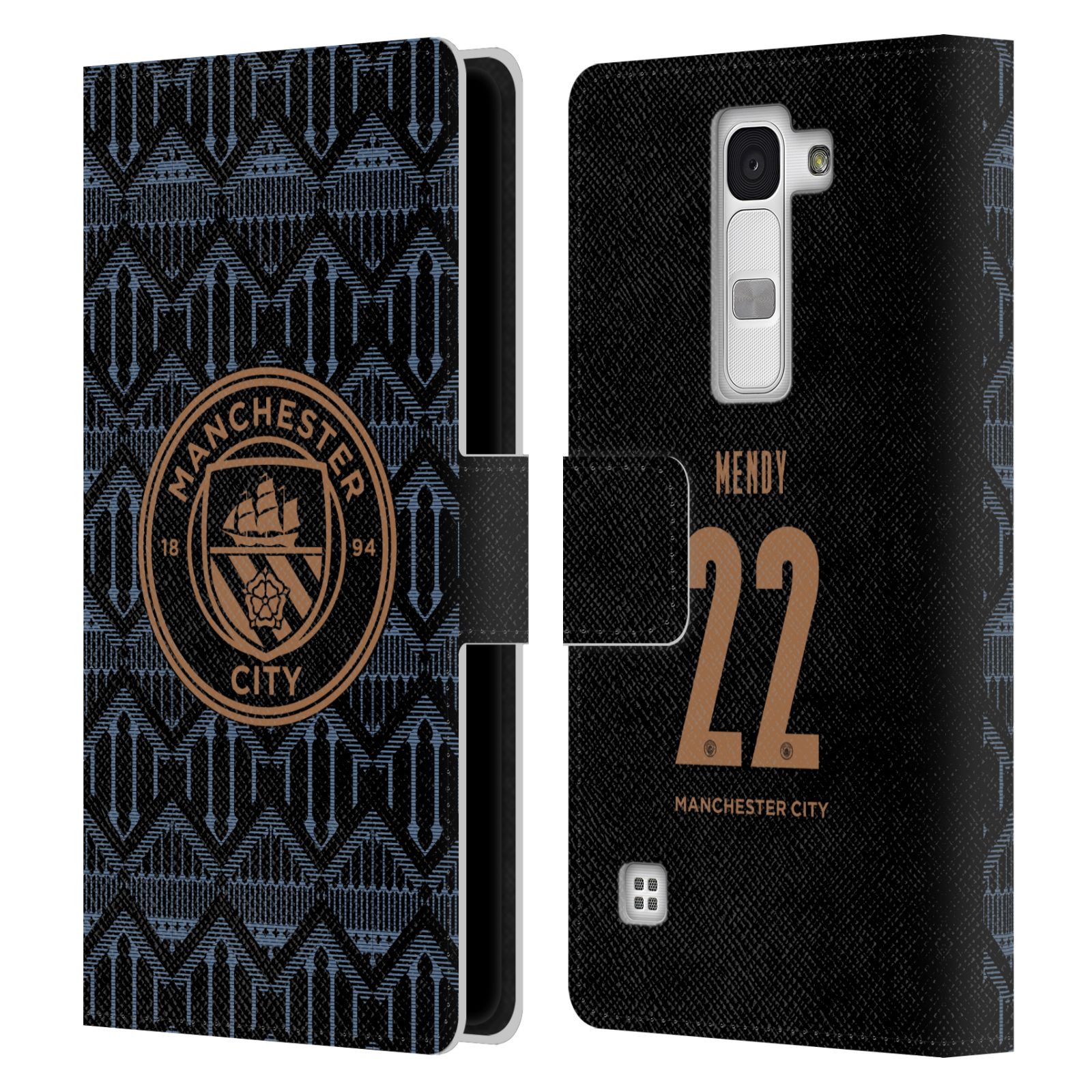 MAN CITY FC 2020/21 PLAYERS AWAY KIT GROUP 2 LEATHER BOOK CASE FOR LG PHONES 2 - 第 7/16 張圖片