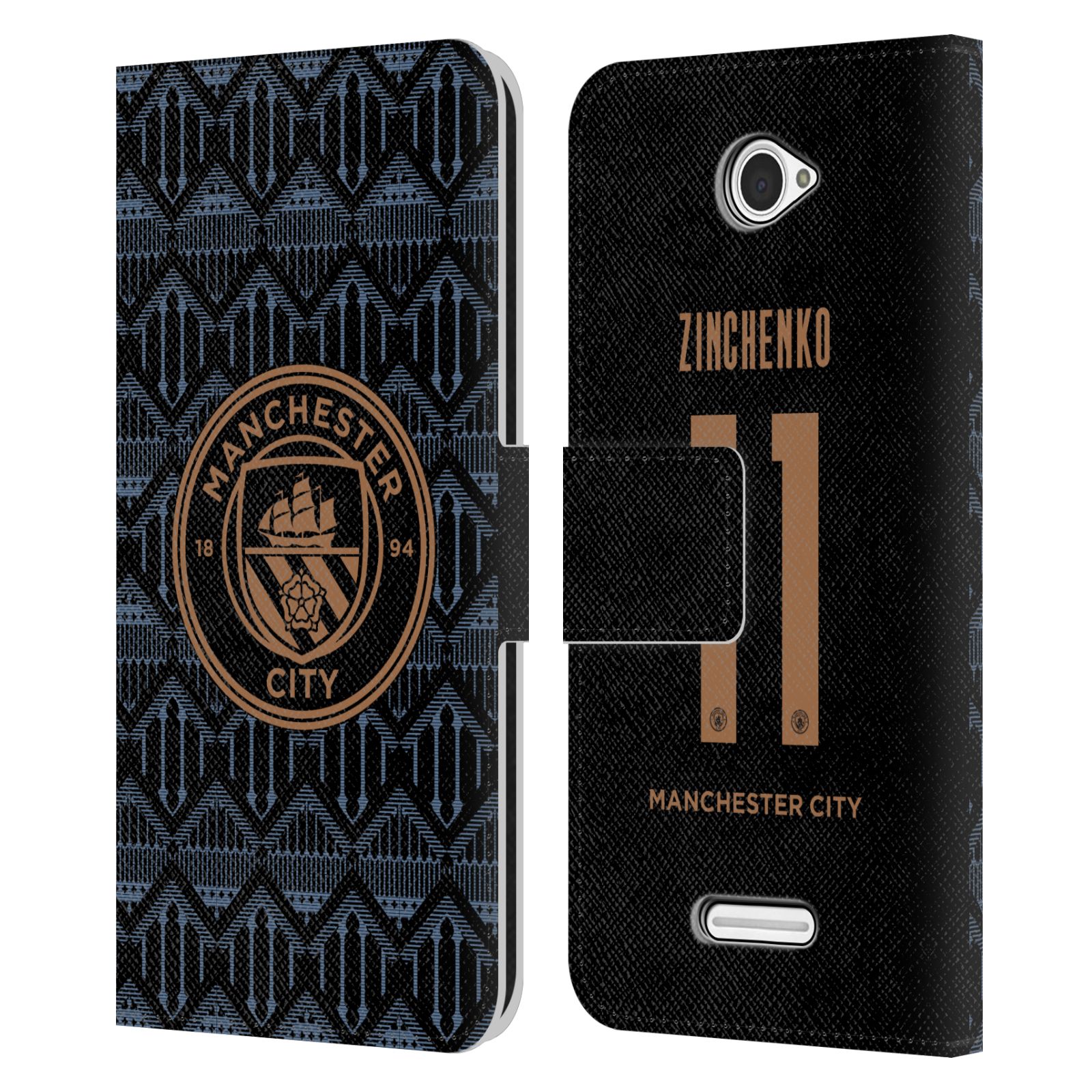 MAN CITY FC 2020/21 PLAYERS AWAY KIT GROUP 2 LEATHER BOOK CASE FOR SONY PHONES 2 - 第 15/17 張圖片