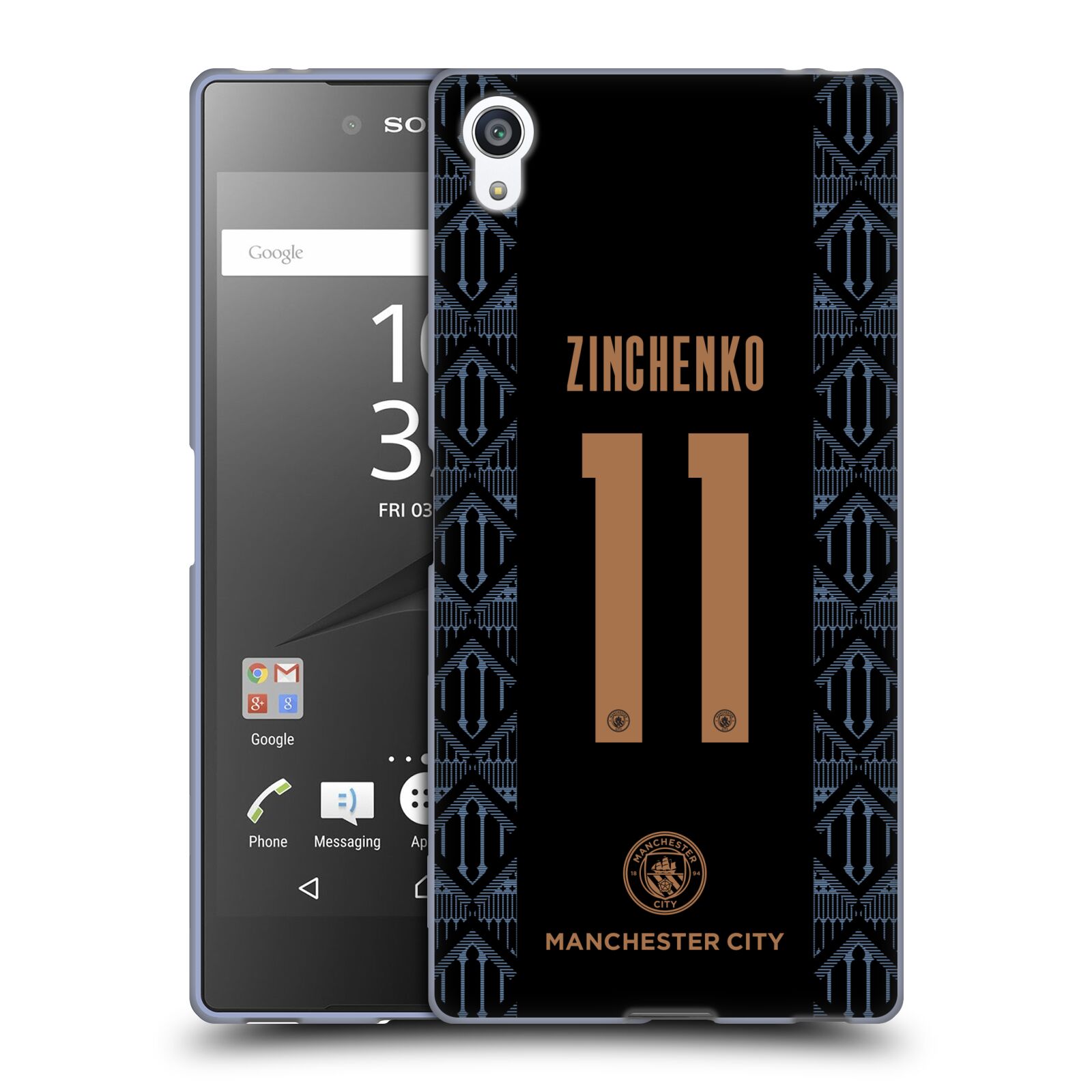 MAN CITY FC 2020/21 PLAYERS AWAY KIT GROUP 2 SOFT GEL CASE FOR SONY PHONES 2 - 第 16/18 張圖片