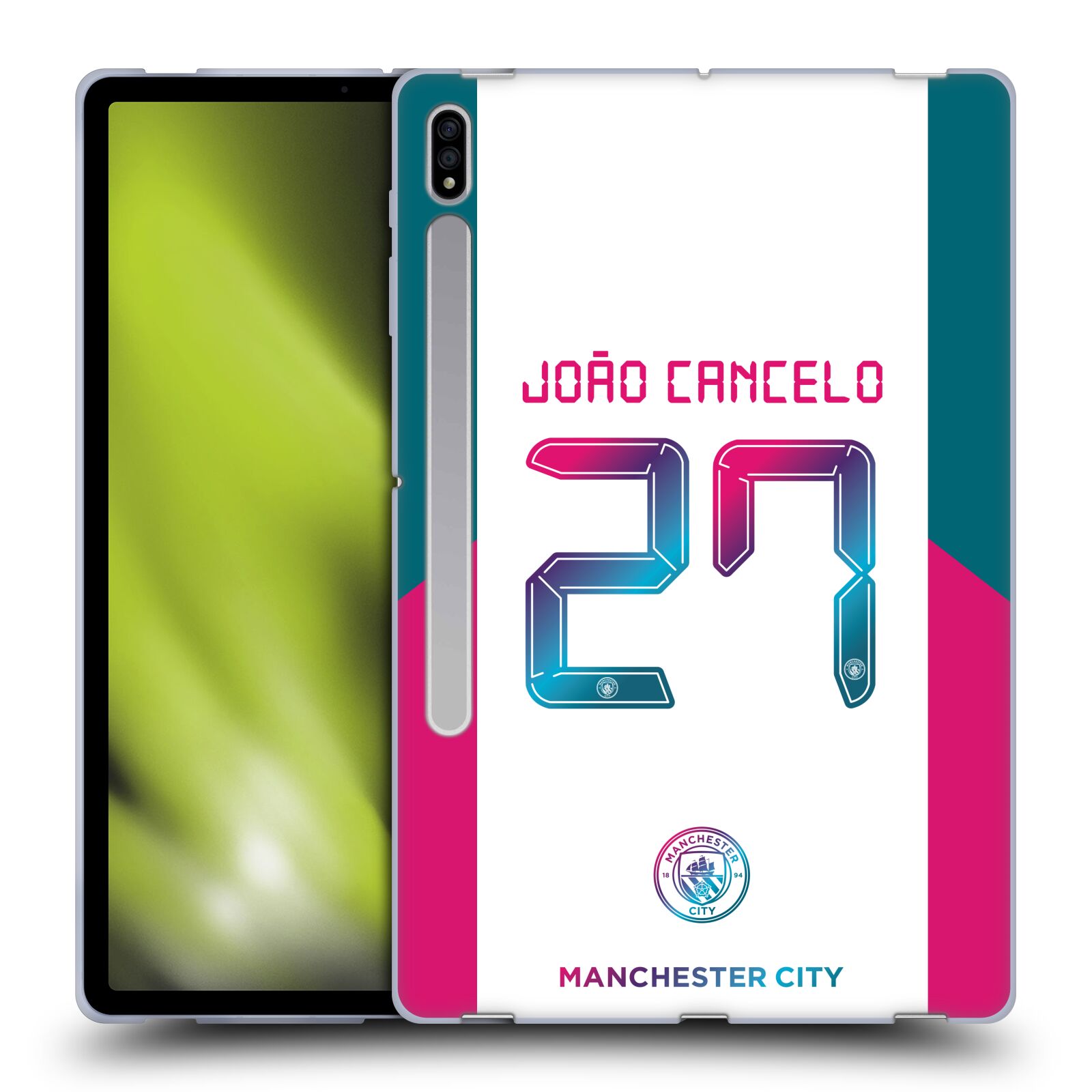 MAN CITY FC 2021/22 PLAYERS AWAY KIT GROUP 1 SOFT GEL CASE FOR SAMSUNG TABLETS 1 - Picture 12 of 17