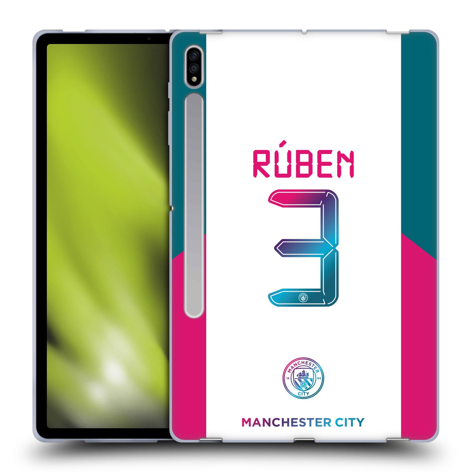 MAN CITY FC 2021/22 PLAYERS AWAY KIT GROUP 1 SOFT GEL CASE FOR SAMSUNG TABLETS 1 - Picture 17 of 17