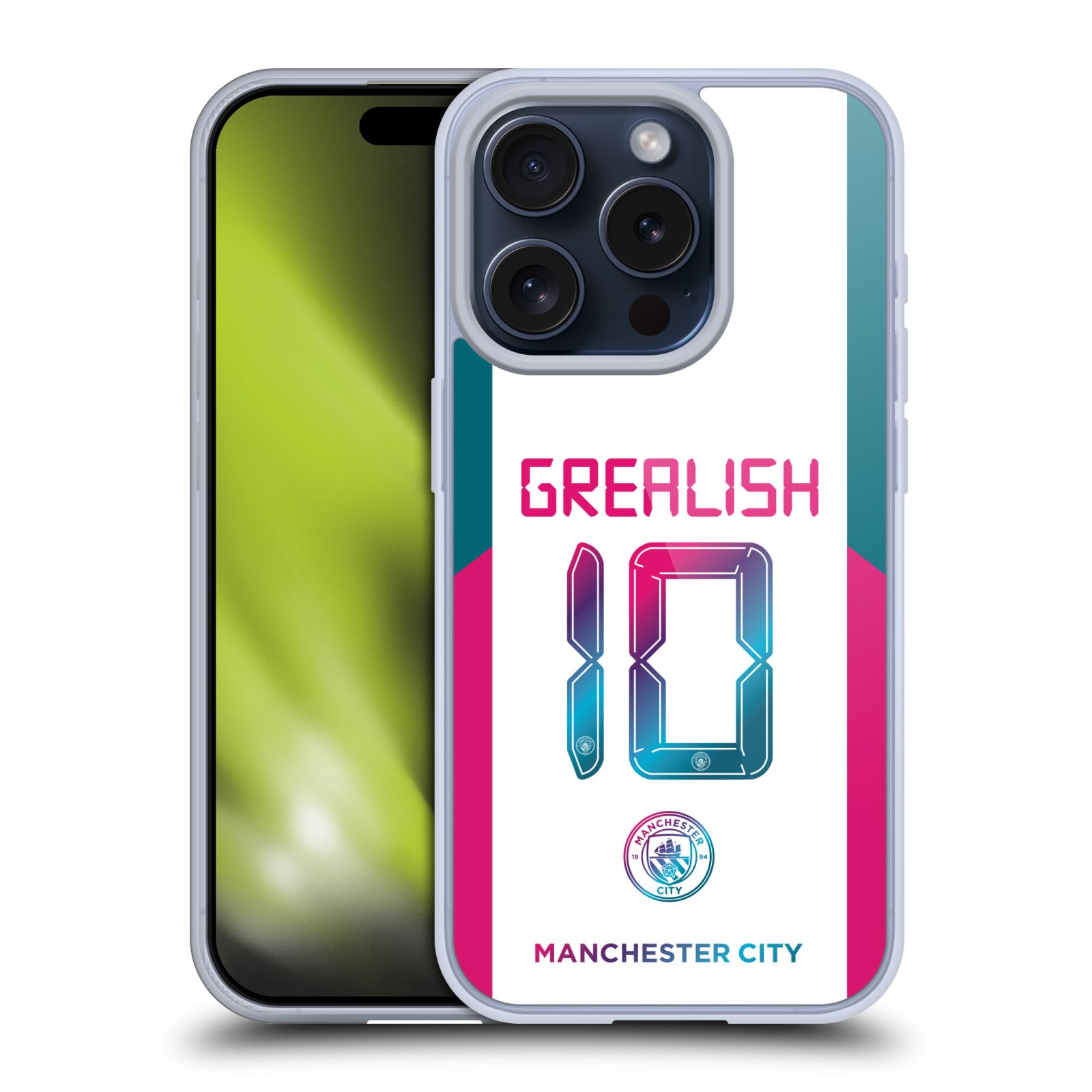 MAN CITY FC 2021/22 PLAYERS AWAY KIT GROUP 1 ÉTUI COQUE EN GEL POUR APPLE iPHONE - Photo 11 sur 17