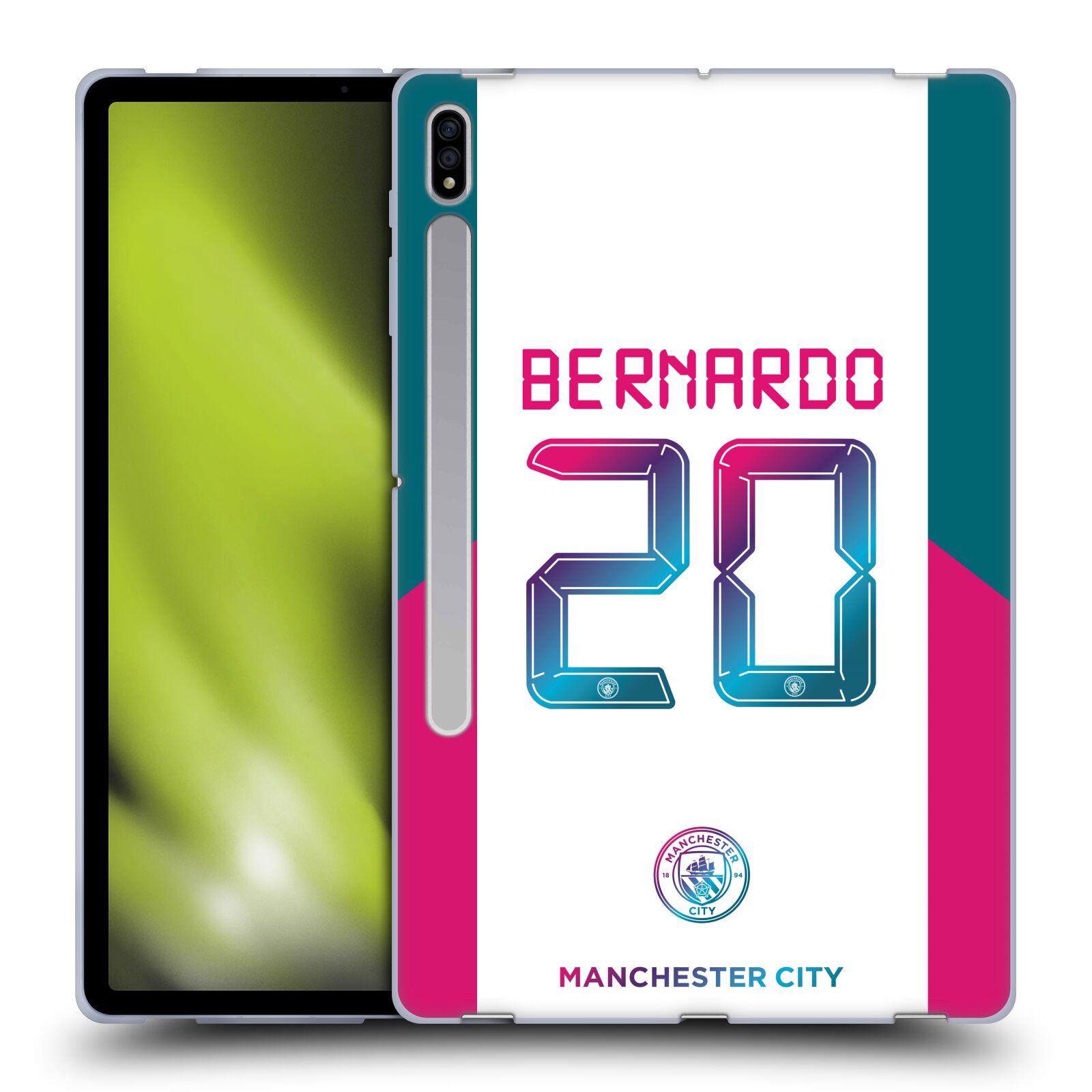 MAN CITY FC 2021/22 PLAYERS AWAY KIT GROUP 1 SOFT GEL CASE FOR SAMSUNG TABLETS 1 - Picture 9 of 17