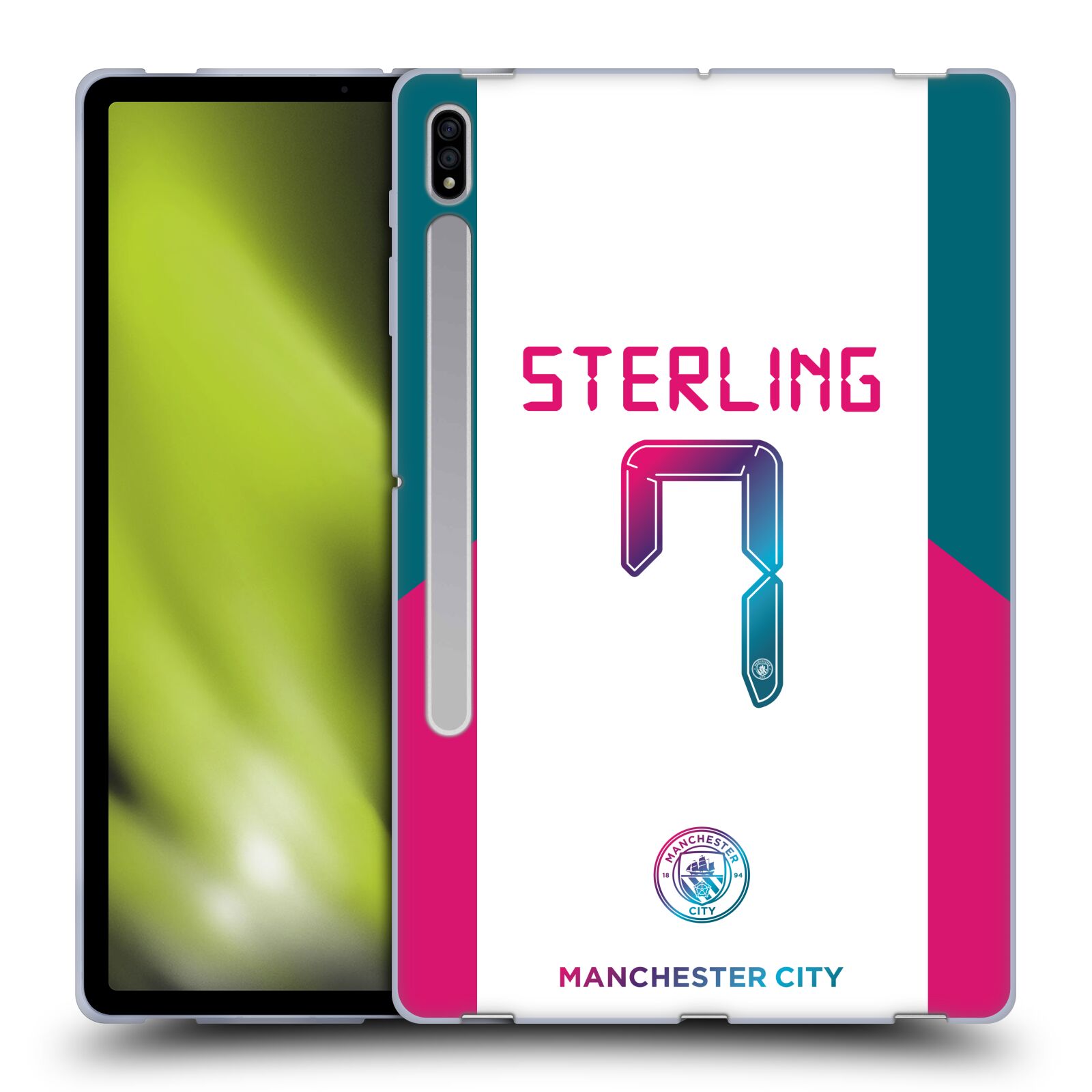 MAN CITY FC 2021/22 PLAYERS AWAY KIT GROUP 1 SOFT GEL CASE FOR SAMSUNG TABLETS 1 - Picture 15 of 17