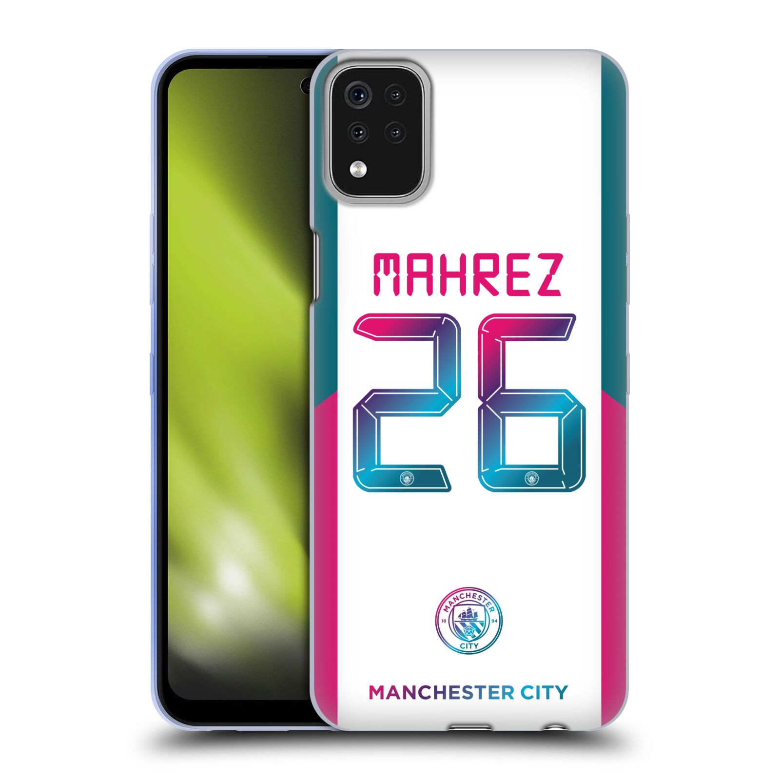 MAN CITY FC 2021/22 PLAYERS KIT GRUPO 2 FUNDA DE GEL SUAVE PARA TELÉFONOS LG 1 - Imagen 8 de 8