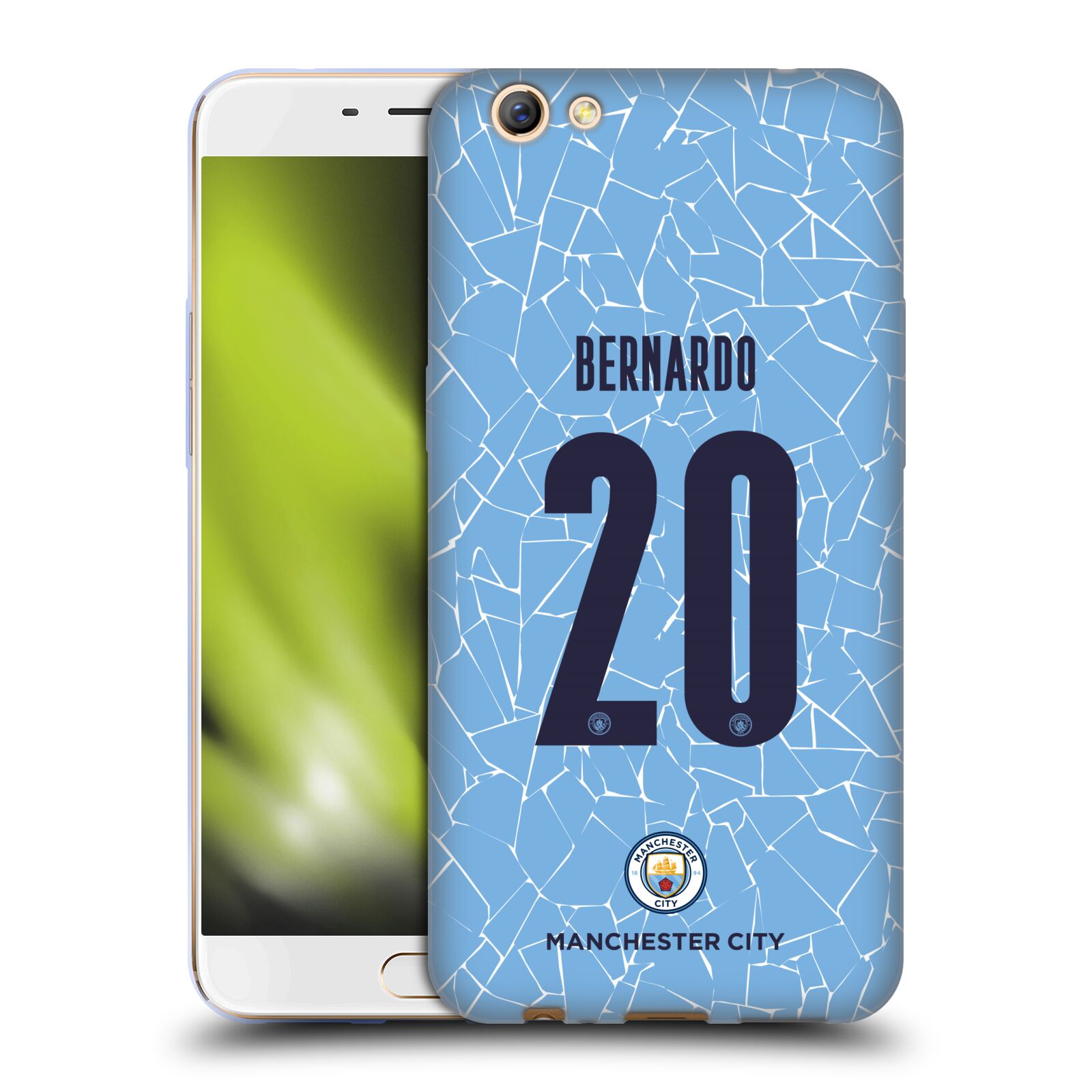 MAN CITY FC 2020/21 PLAYERS HOME KIT GROUP 1 SOFT GEL CASE FOR OPPO PHONES - 第 9/20 張圖片