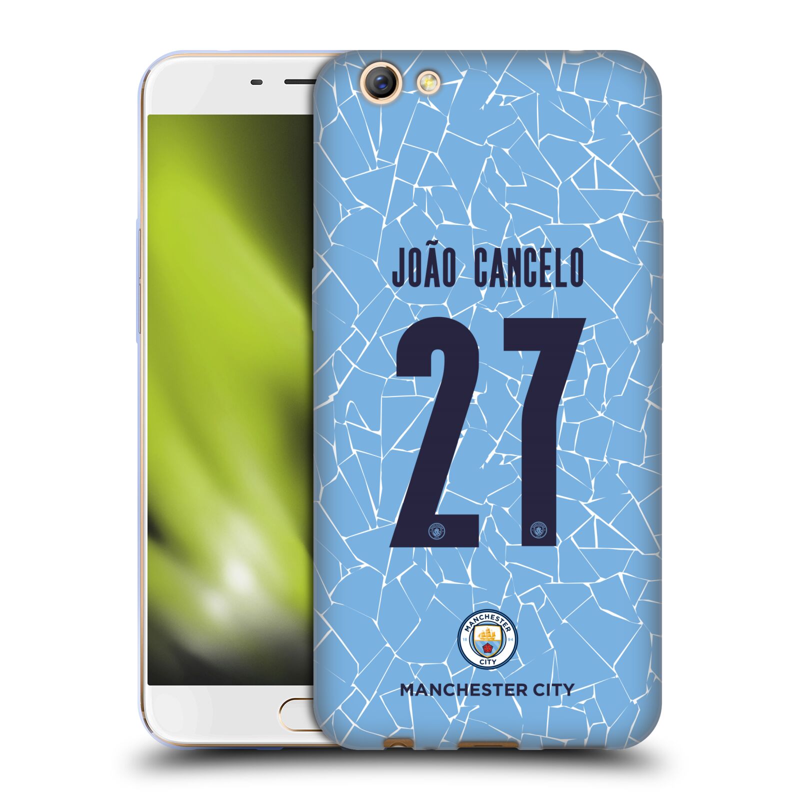 MAN CITY FC 2020/21 PLAYERS HOME KIT GROUP 1 SOFT GEL CASE FOR OPPO PHONES - 第 13/20 張圖片